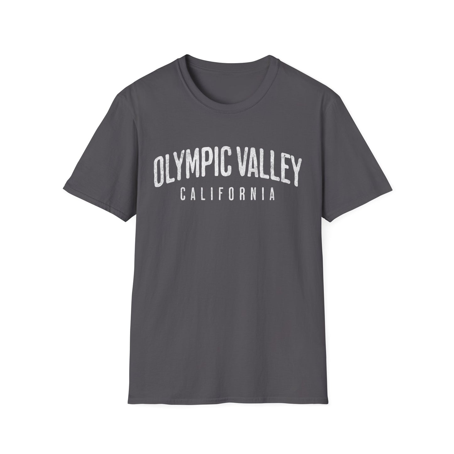 Olympic Valley Distressed Ski T-Shirt