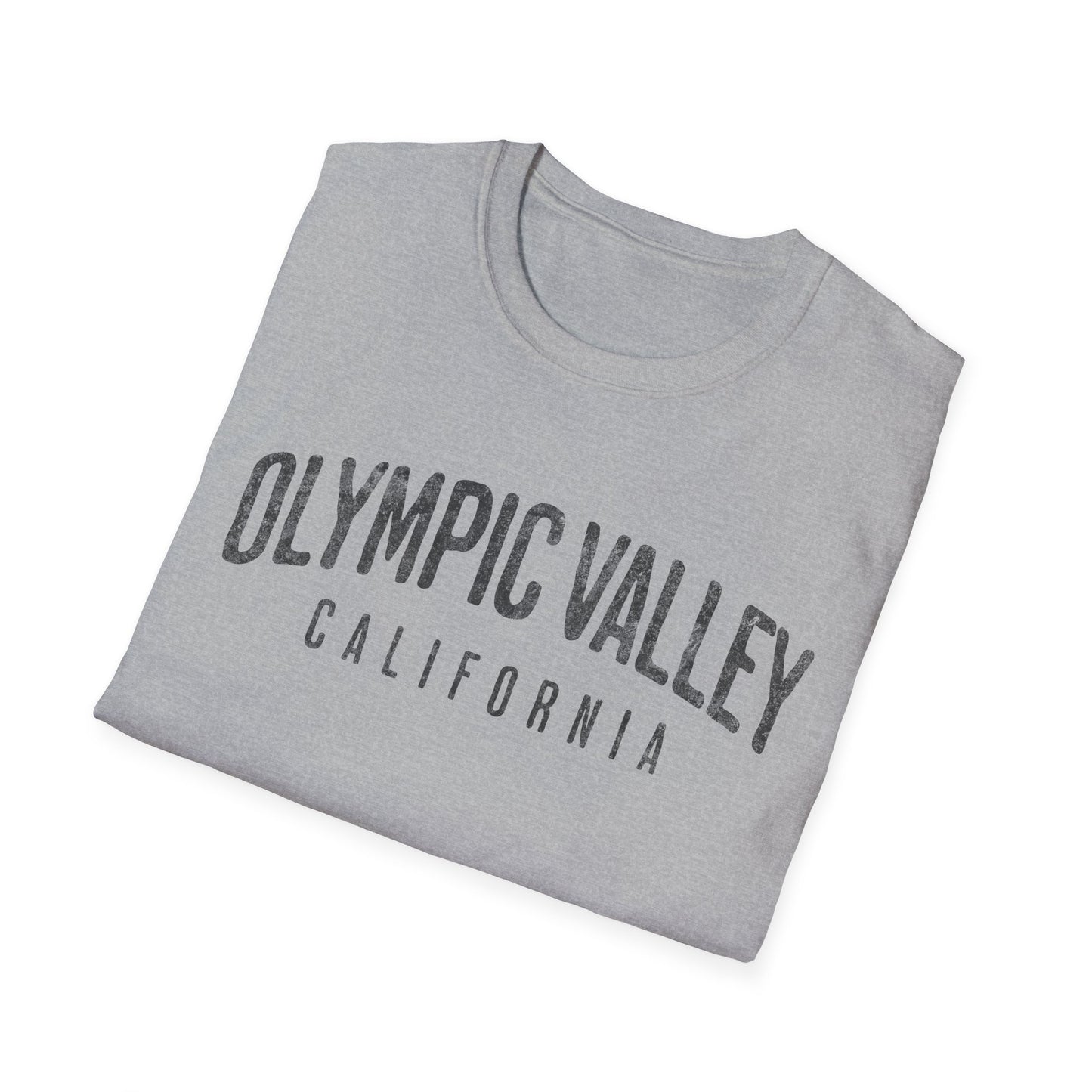 Olympic Valley Distressed Ski T-Shirt