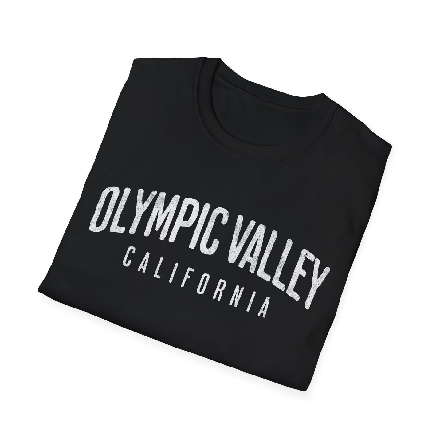 Olympic Valley Distressed Ski T-Shirt