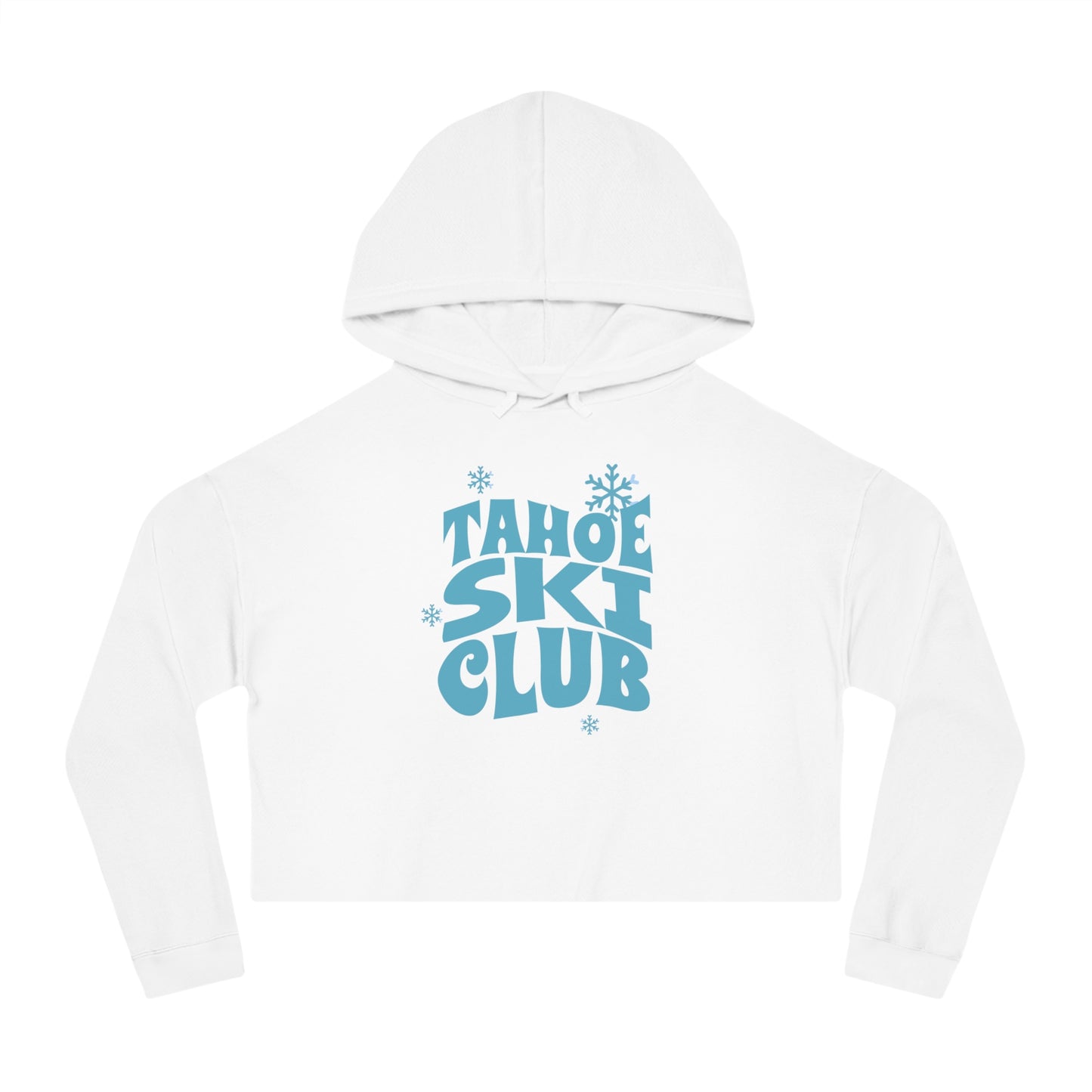 Tahoe Ski Club Crop Hoodie