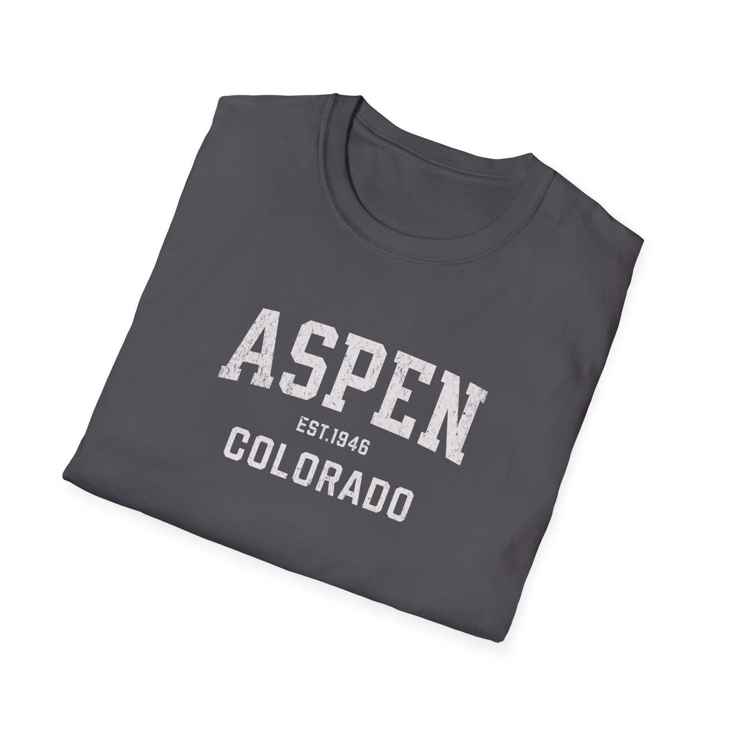 Aspen Distressed Ski T-Shirt