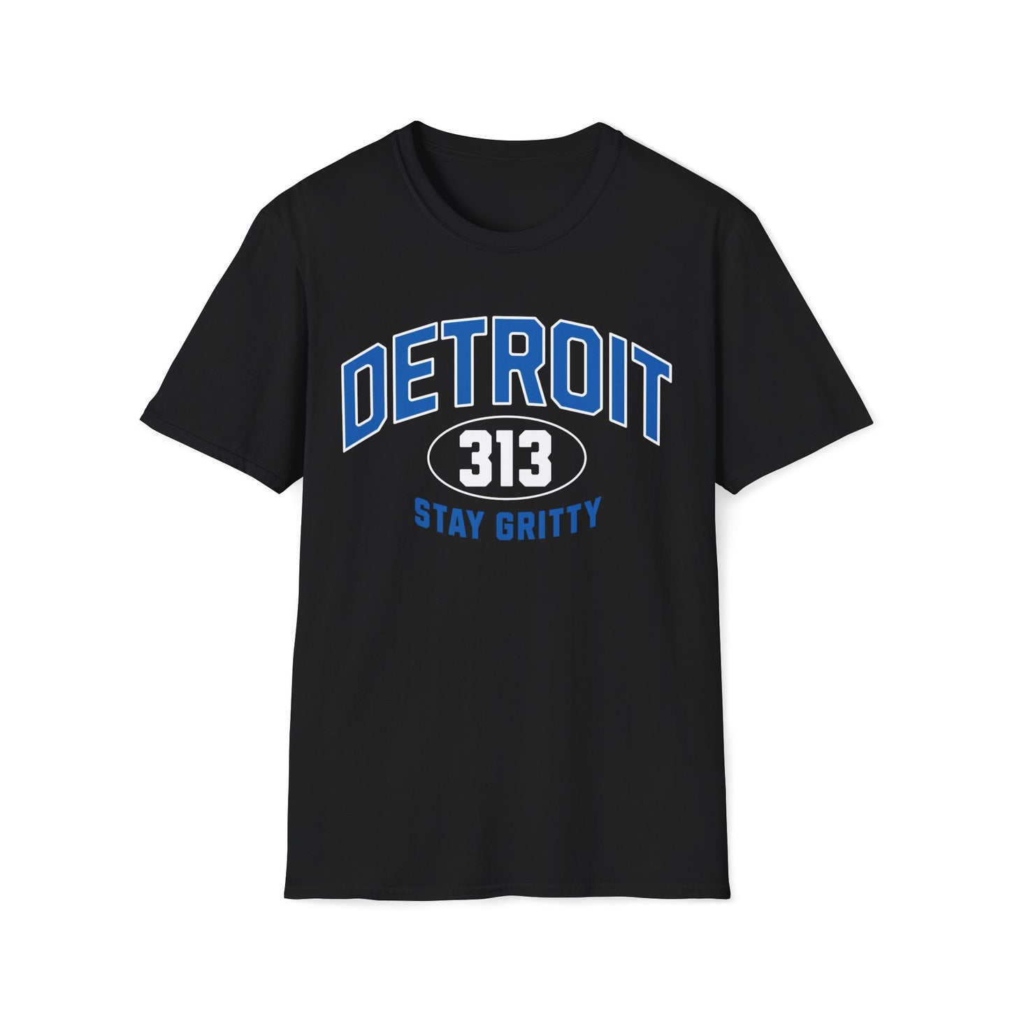 Detroit 313 Stay Gritty Varsity T-Shirt