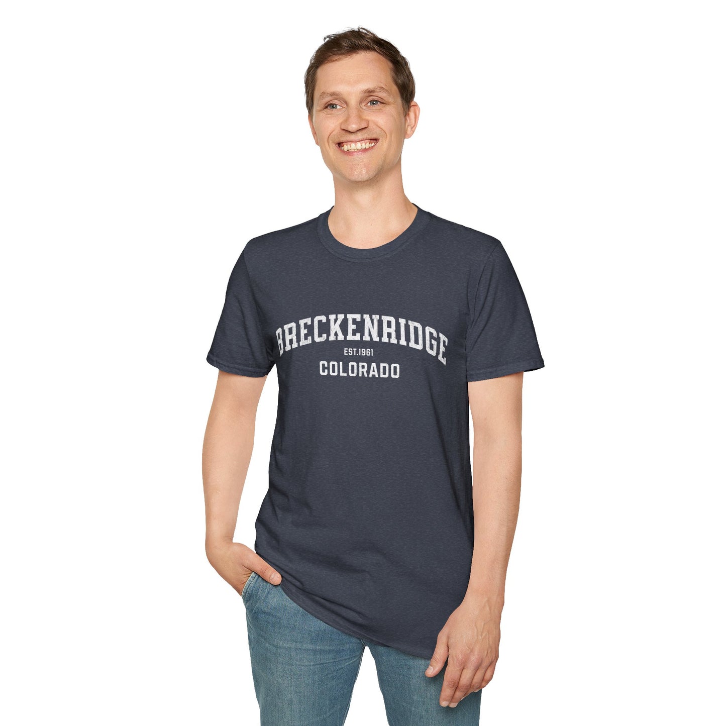 Breckenridge Distressed Ski T-Shirt