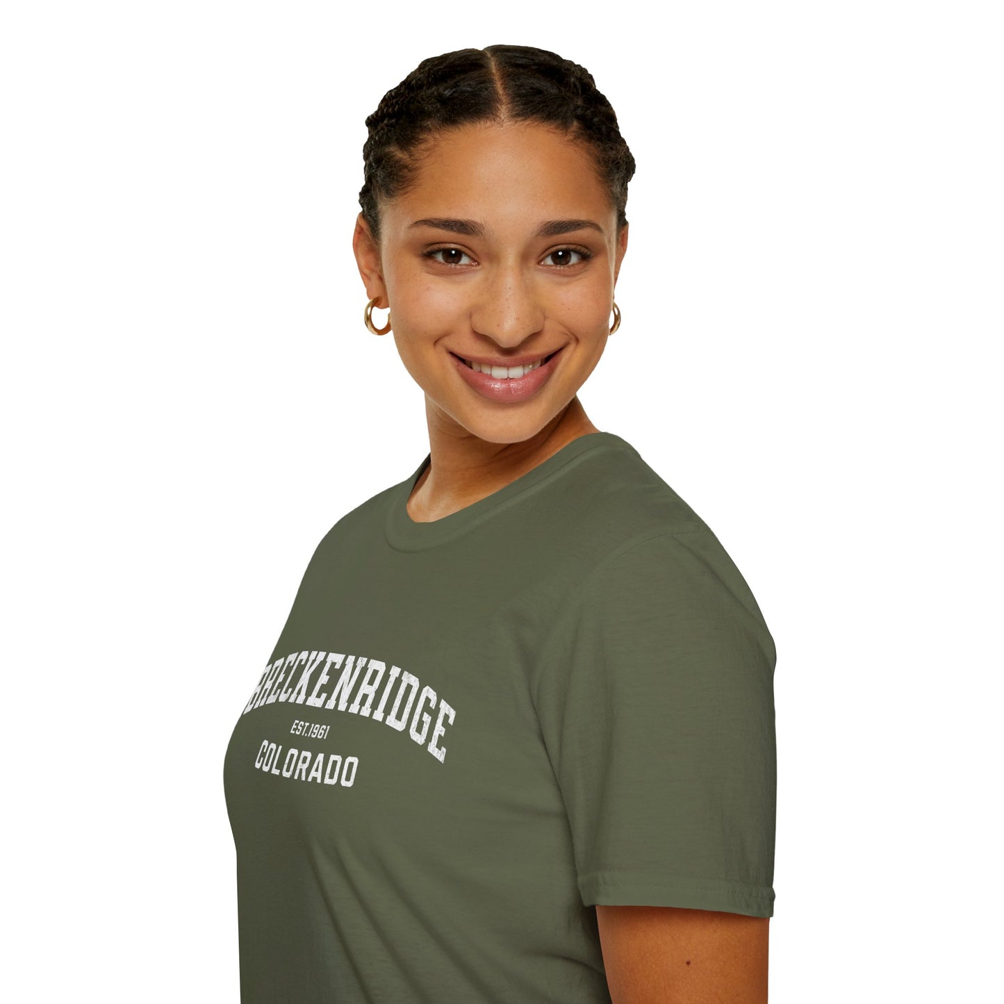Breckenridge Distressed Ski T-Shirt
