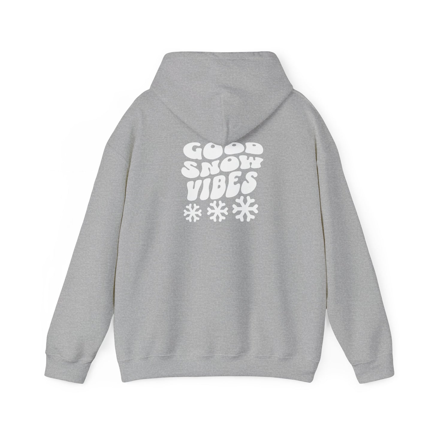 Good Snow Vibes Fun Skiing Unisex Hooded Sweatshirt