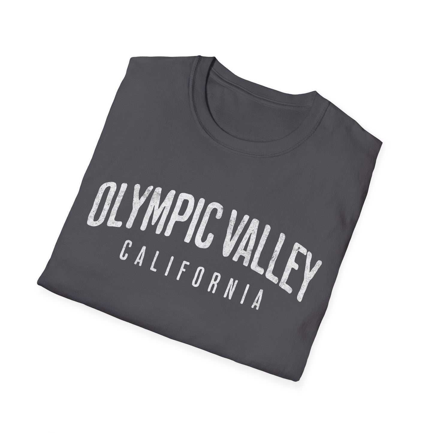 Olympic Valley Distressed Ski T-Shirt