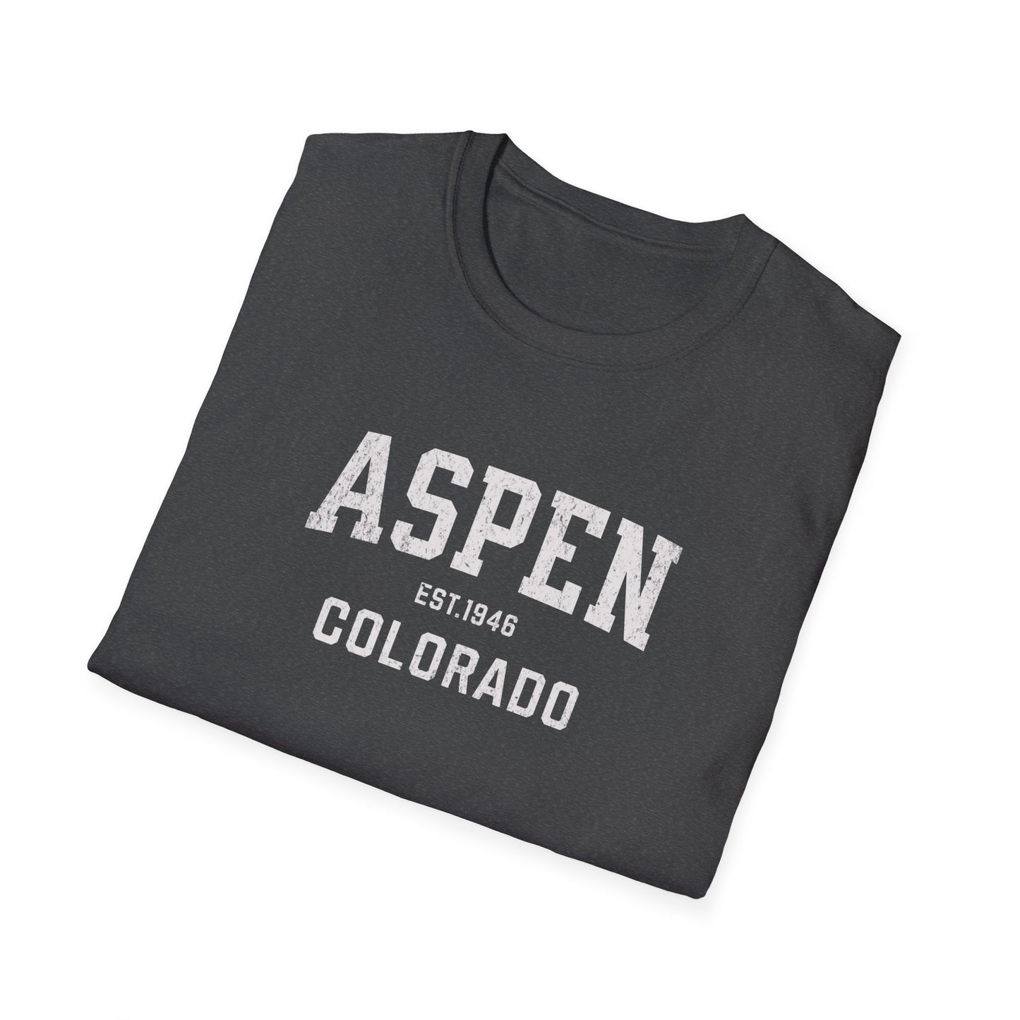Aspen Distressed Ski T-Shirt
