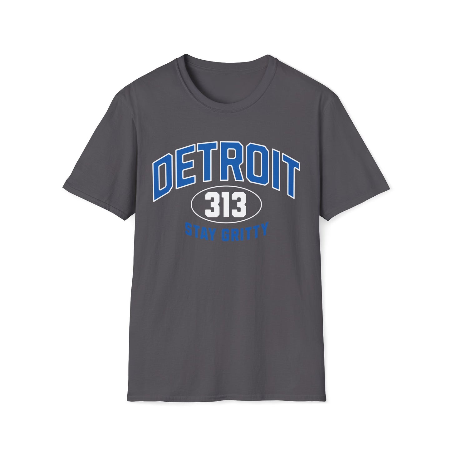 Detroit 313 Stay Gritty Varsity T-Shirt