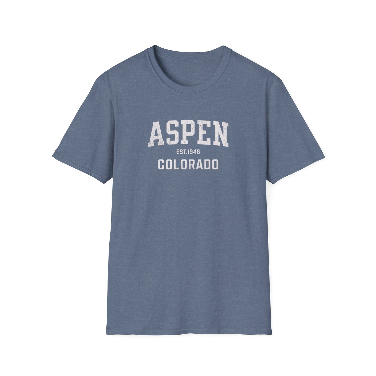 Aspen Distressed Ski T-Shirt