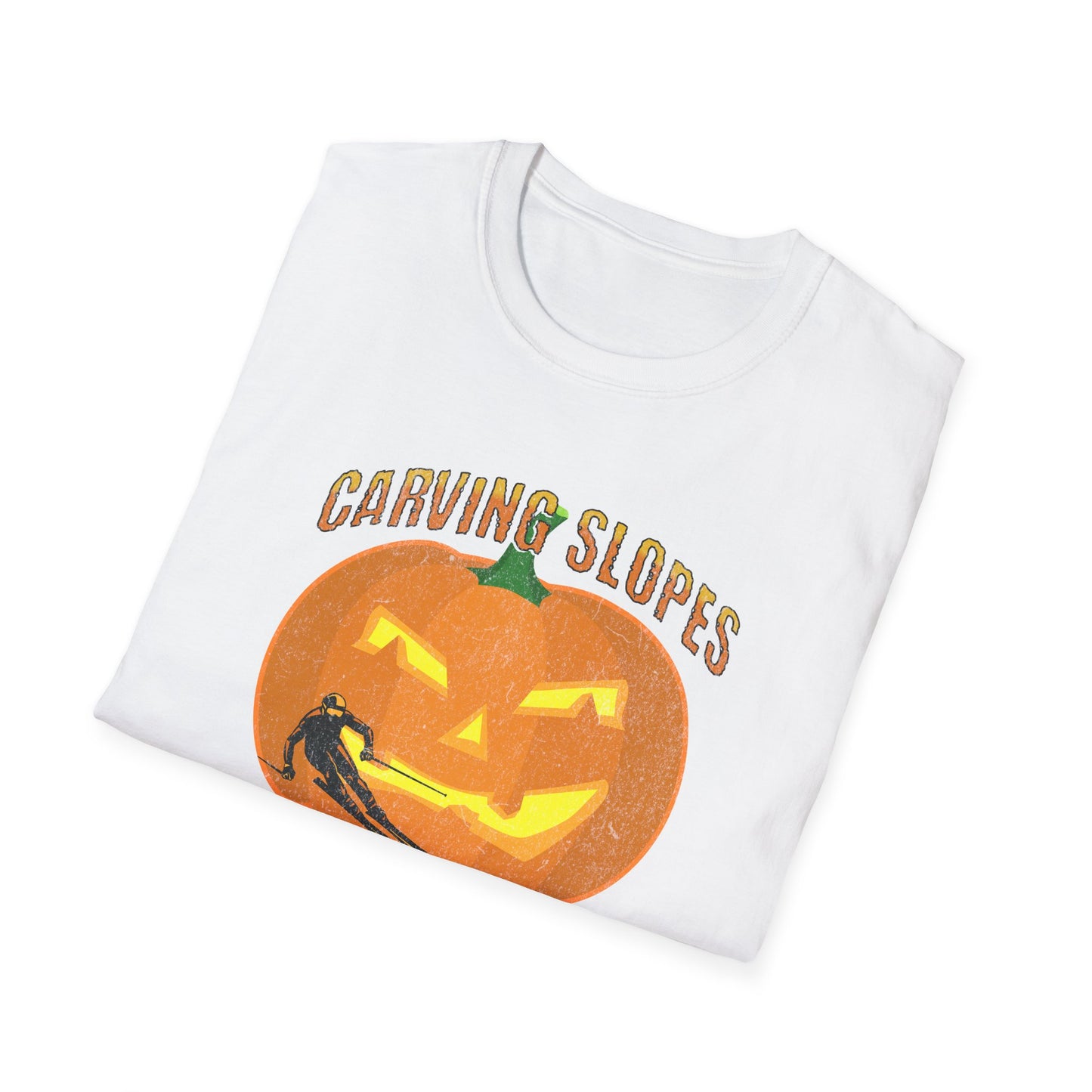 Carving Slopes Not Pumpkins Ski T-Shirt