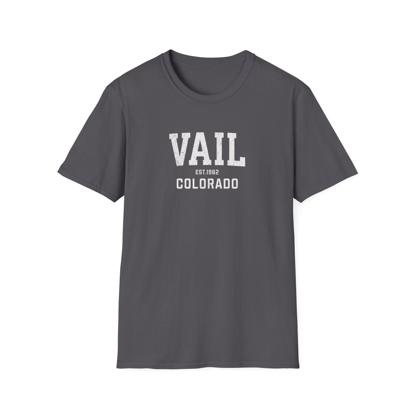 Vail Distressed Ski T-Shirt
