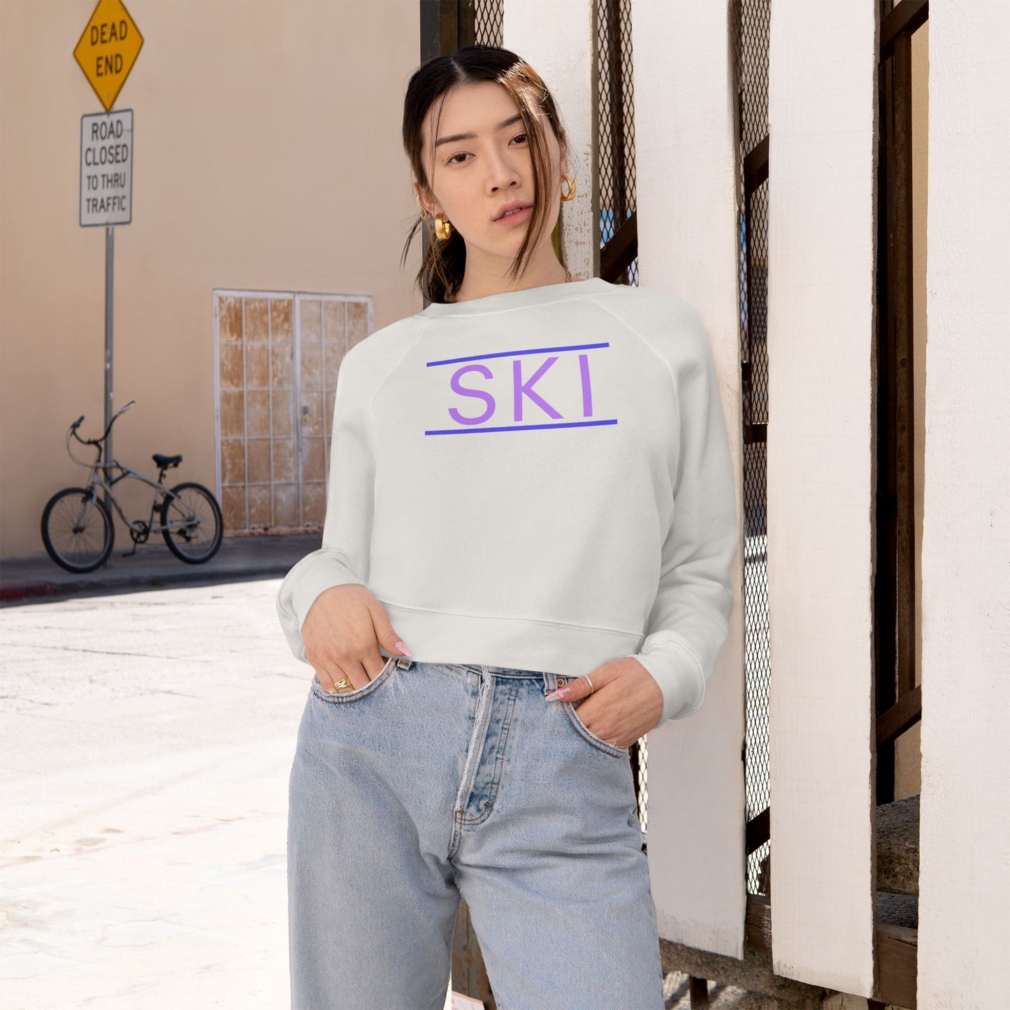 SKI Classic Crop Sweatshirt