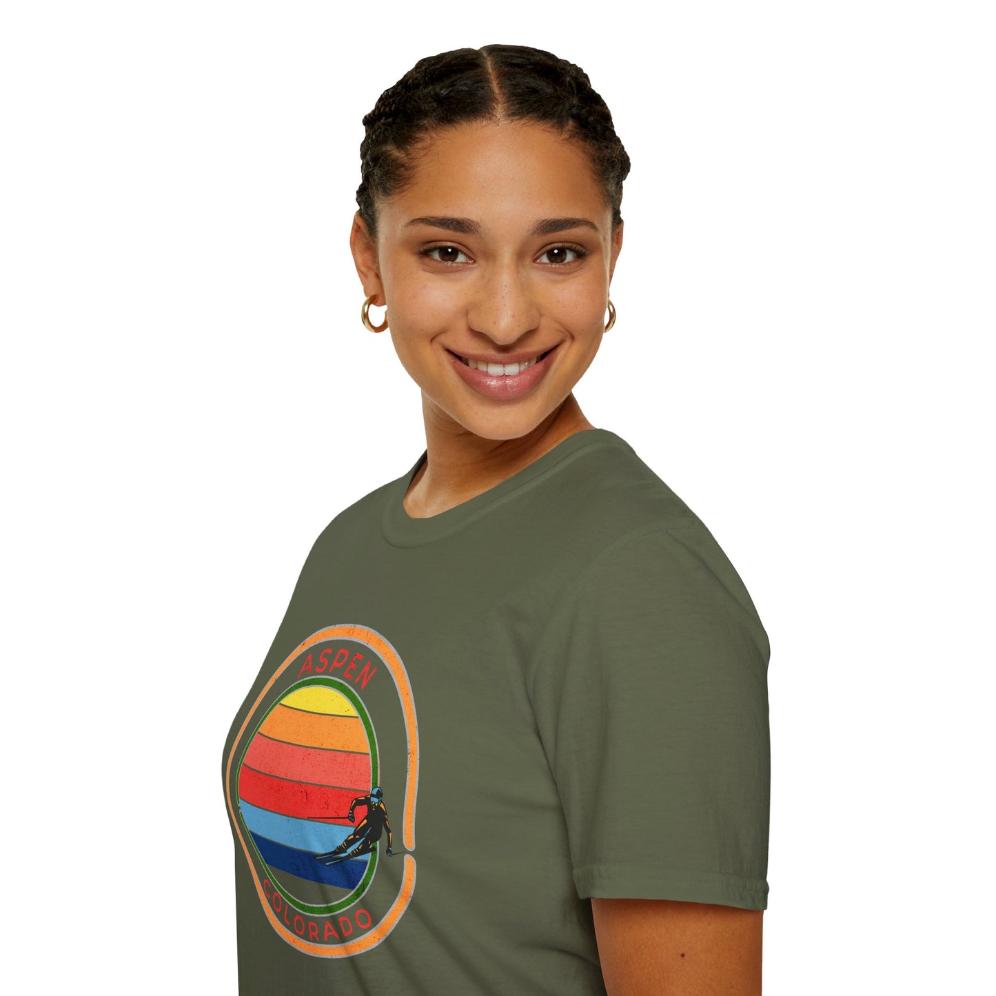 Aspen Sun Skier T-Shirt