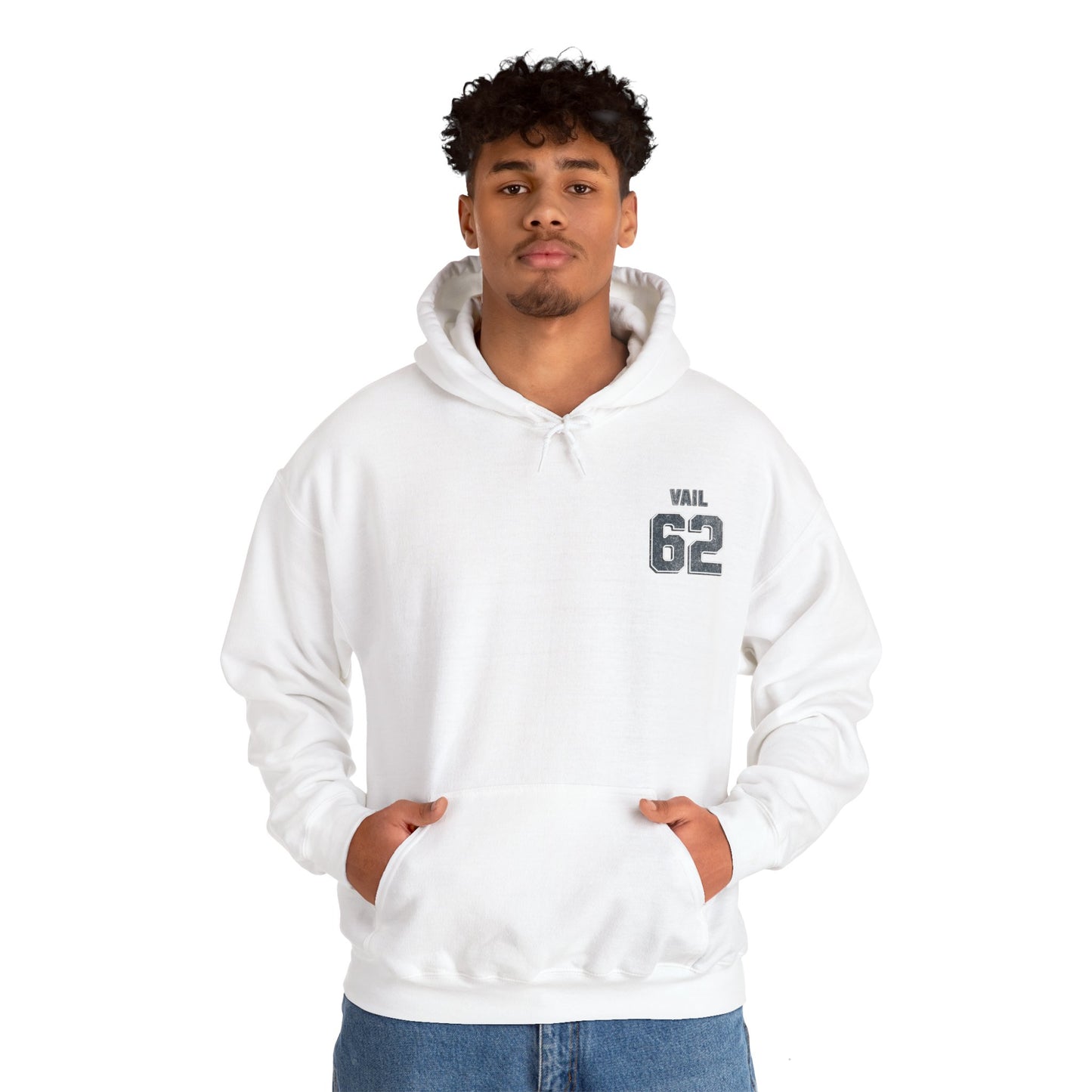 Vail 62 Skiing Unisex Hooded Sweatshirt