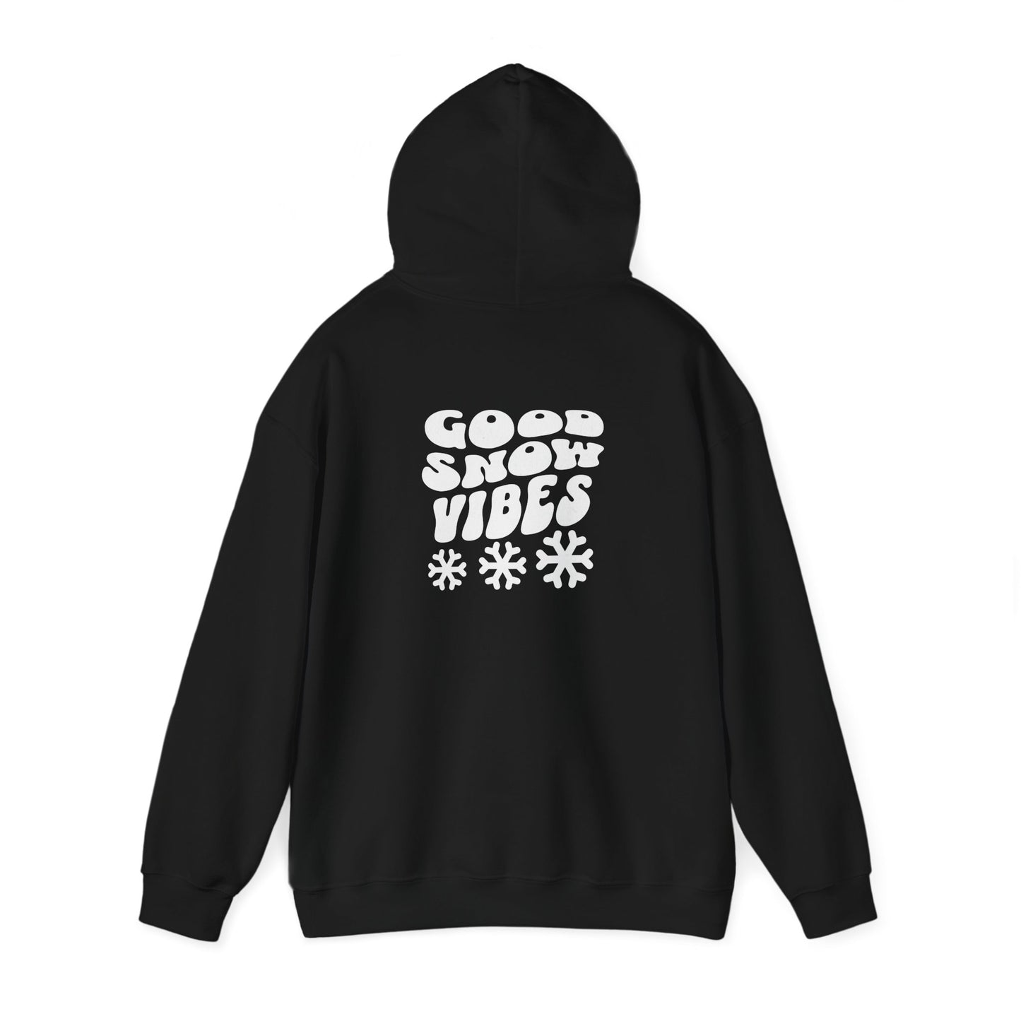 Good Snow Vibes Fun Skiing Unisex Hooded Sweatshirt