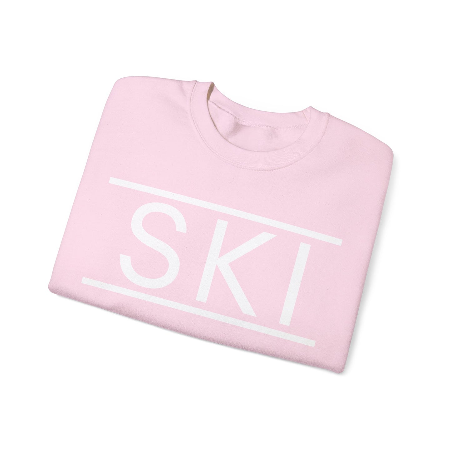 SKI Classic Snow White Crewneck Sweatshirt