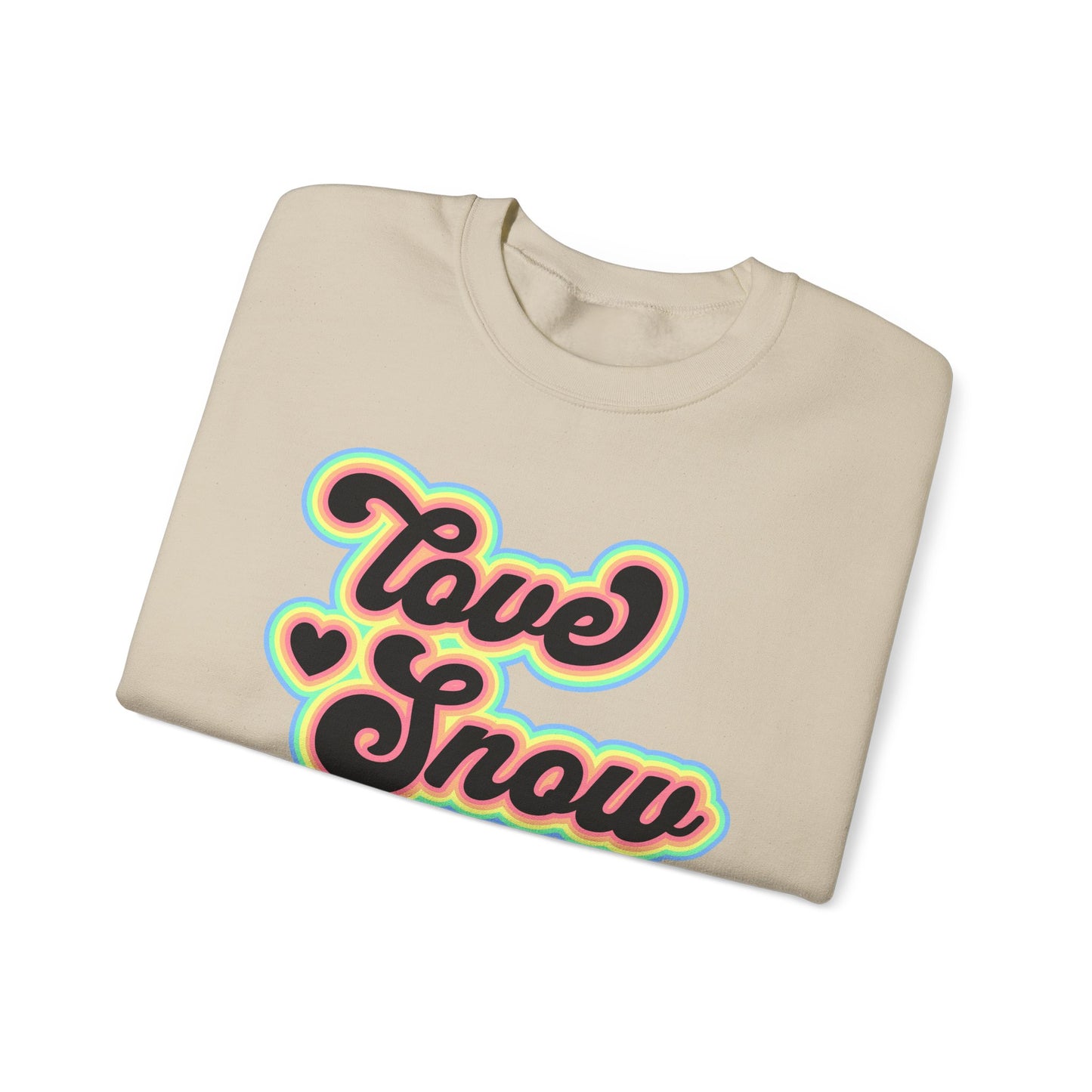 Love Snow Fun Crewneck Sweatshirt