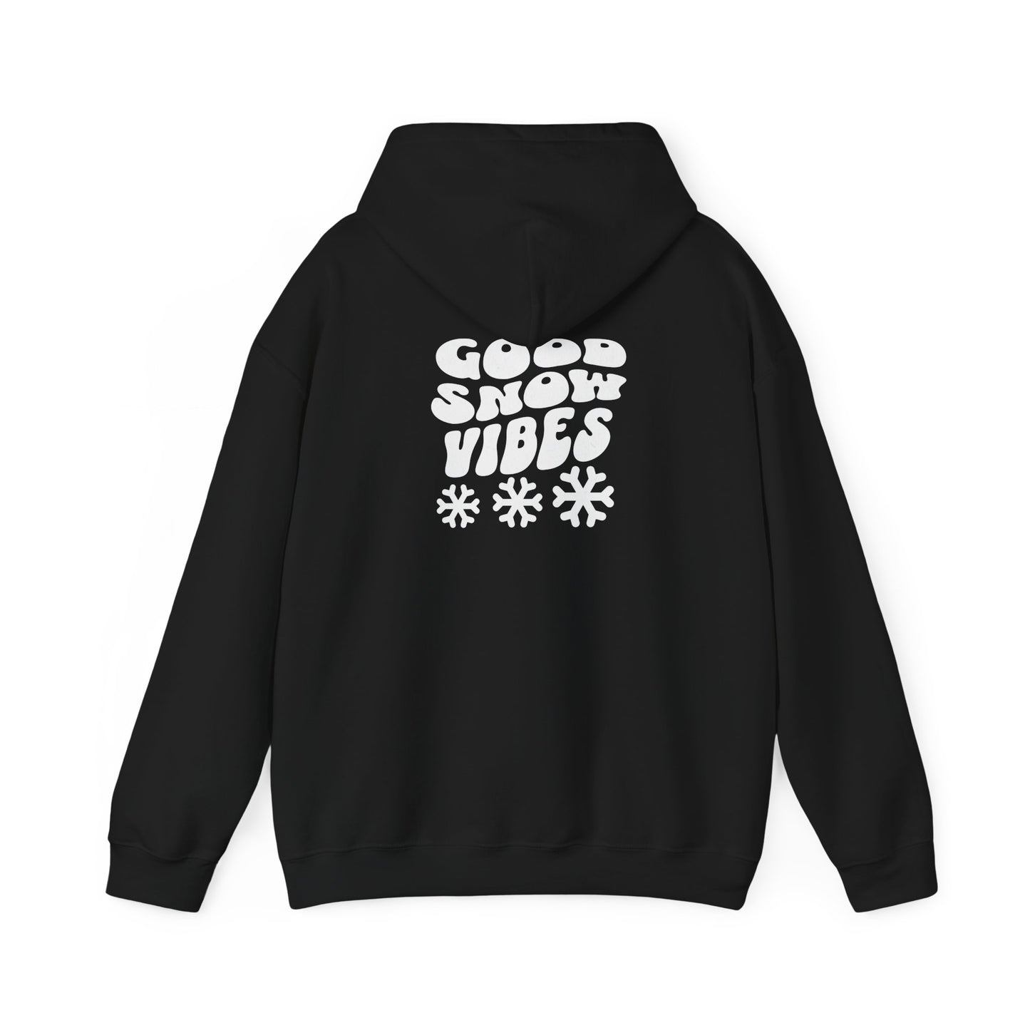 Good Snow Vibes Fun Skiing Unisex Hooded Sweatshirt