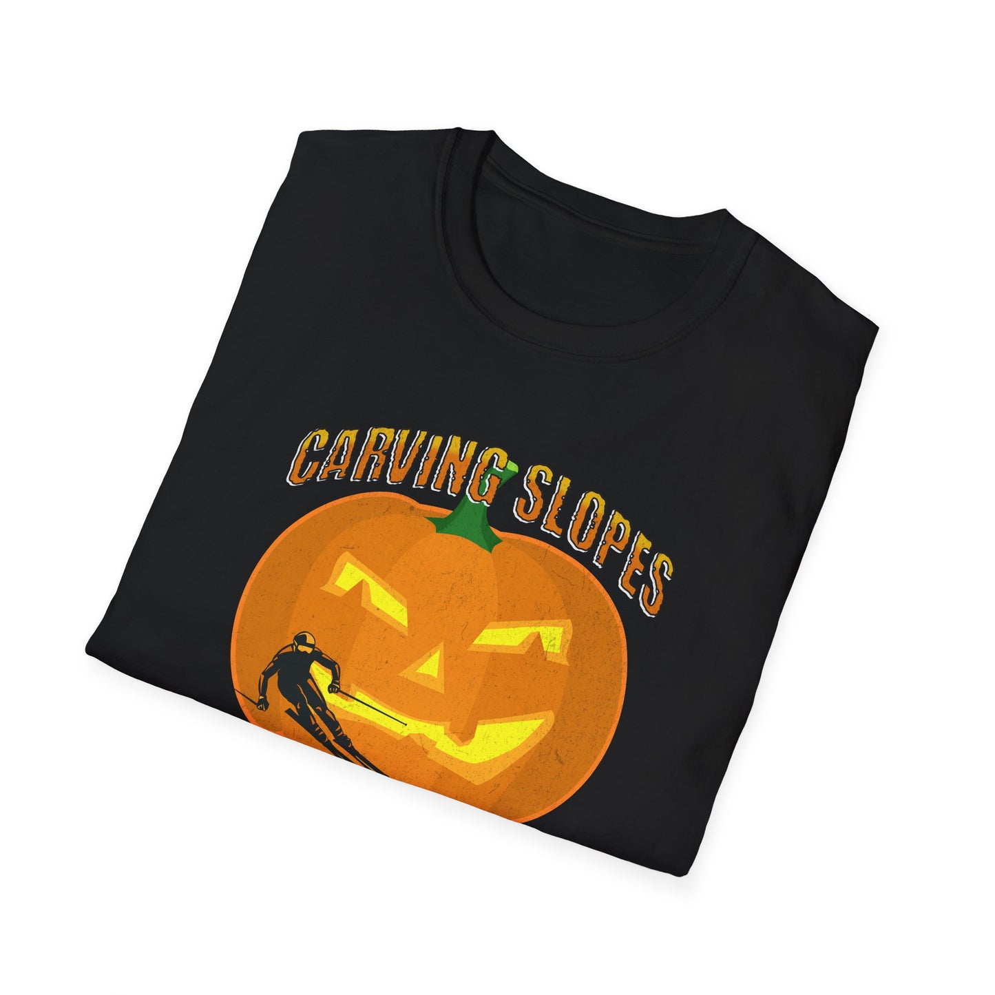 Carving Slopes Not Pumpkins Ski T-Shirt