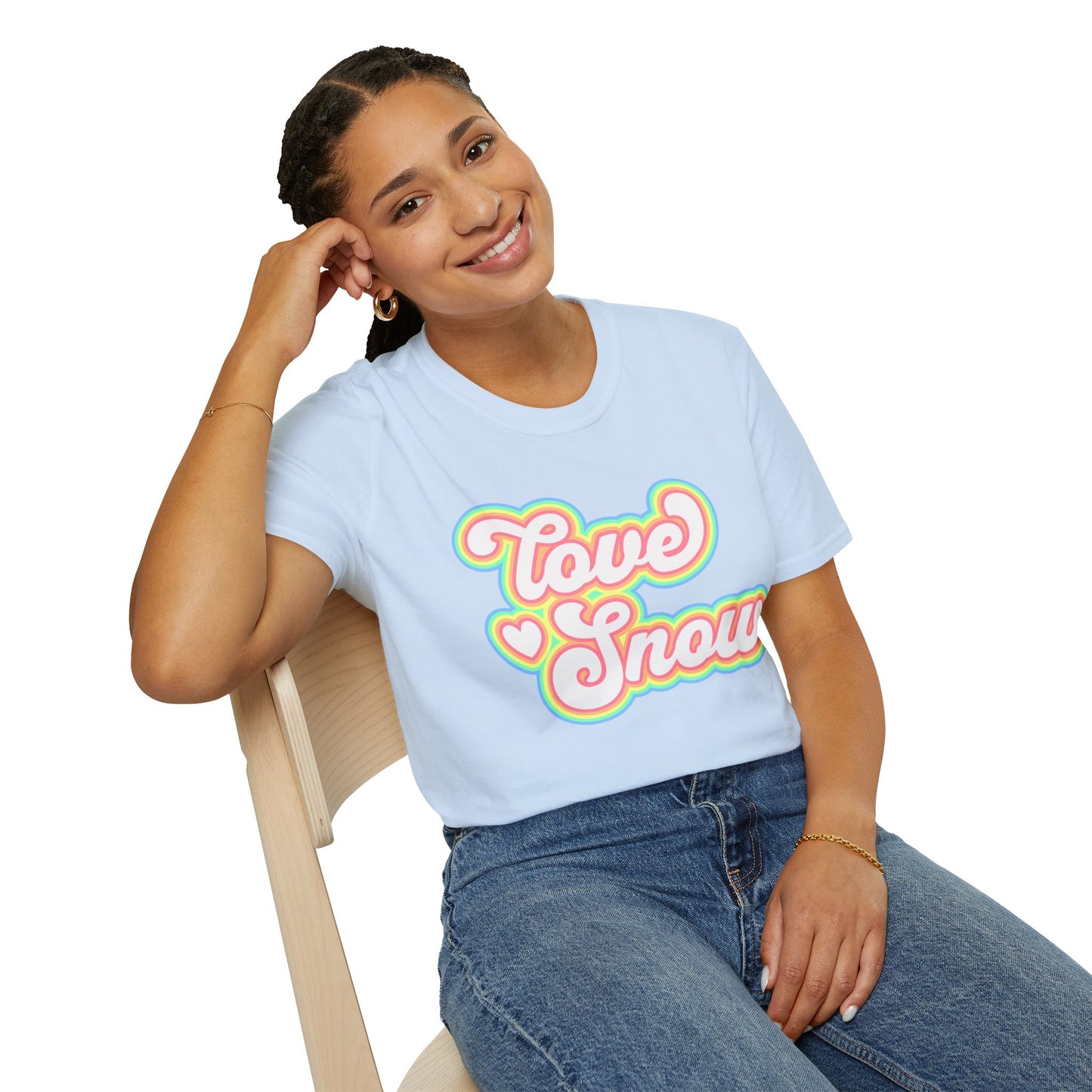 Love Snow Fun Softstyle T-Shirt