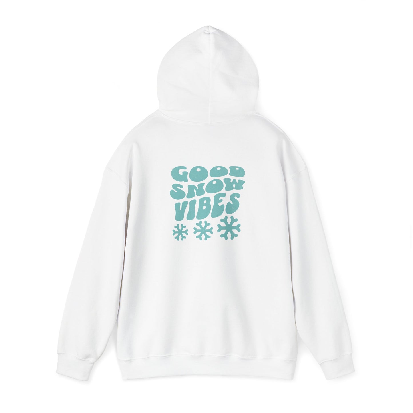 Good Snow Vibes Fun Skiing Unisex Hooded Sweatshirt