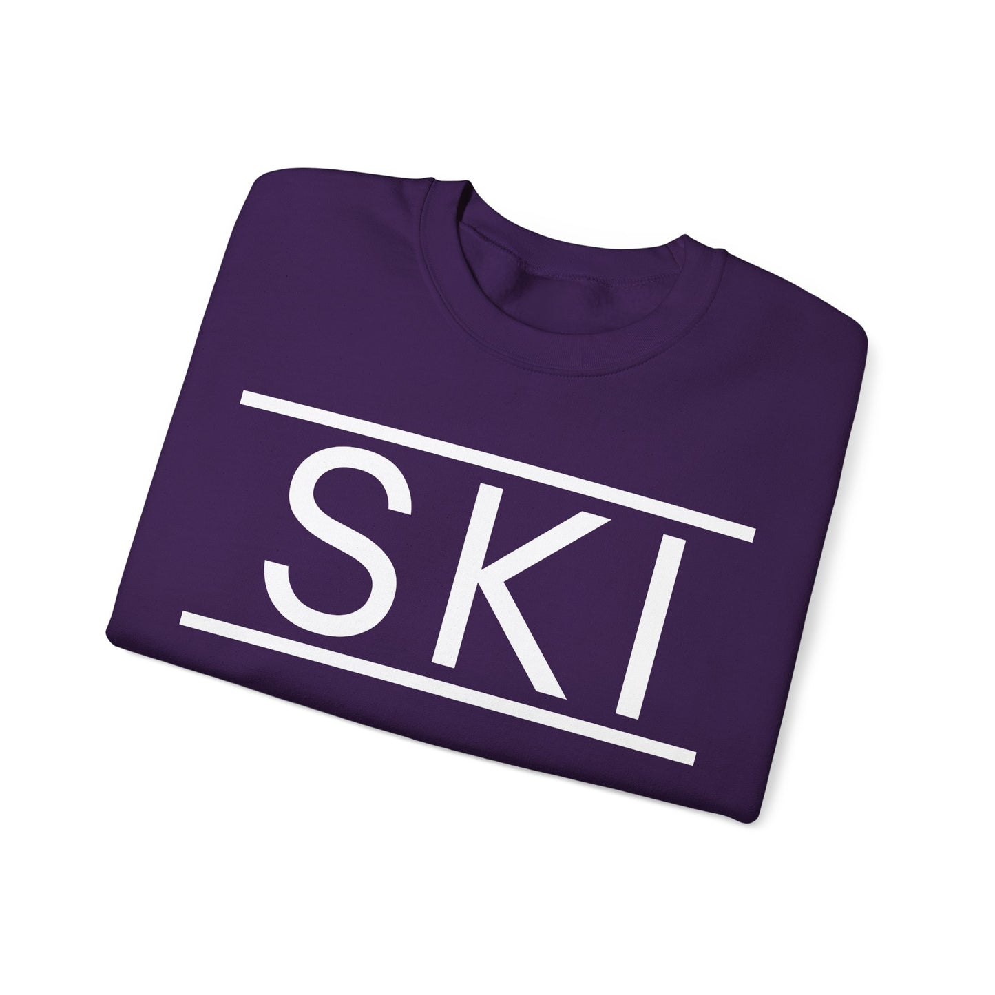 SKI Classic Snow White Crewneck Sweatshirt