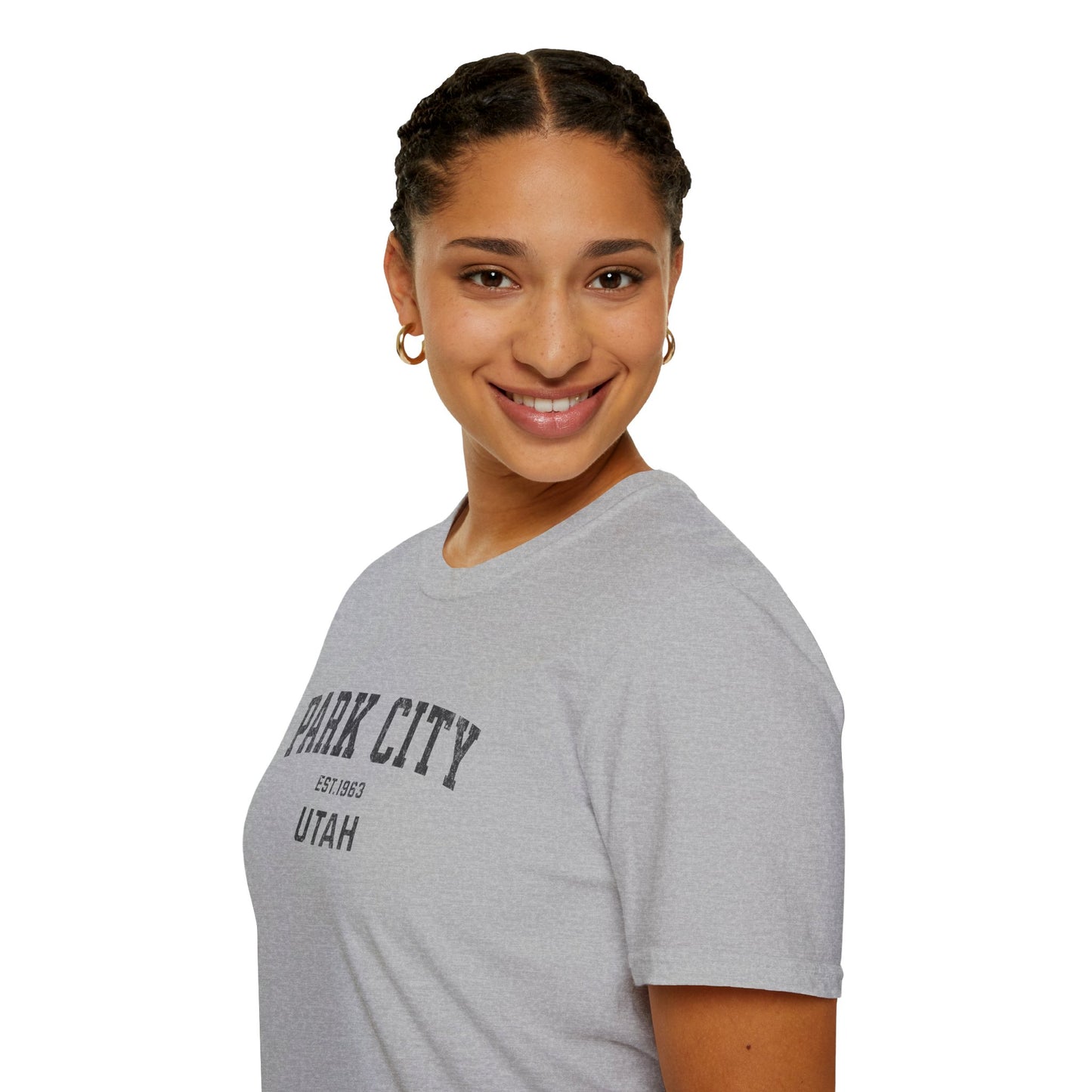 Park City Distressed Ski T-Shirt