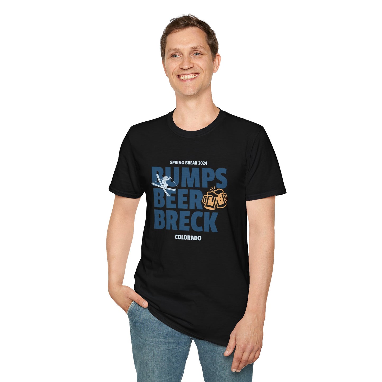 Breckenridge Bumps Beers Spring Break Ski T-Shirt