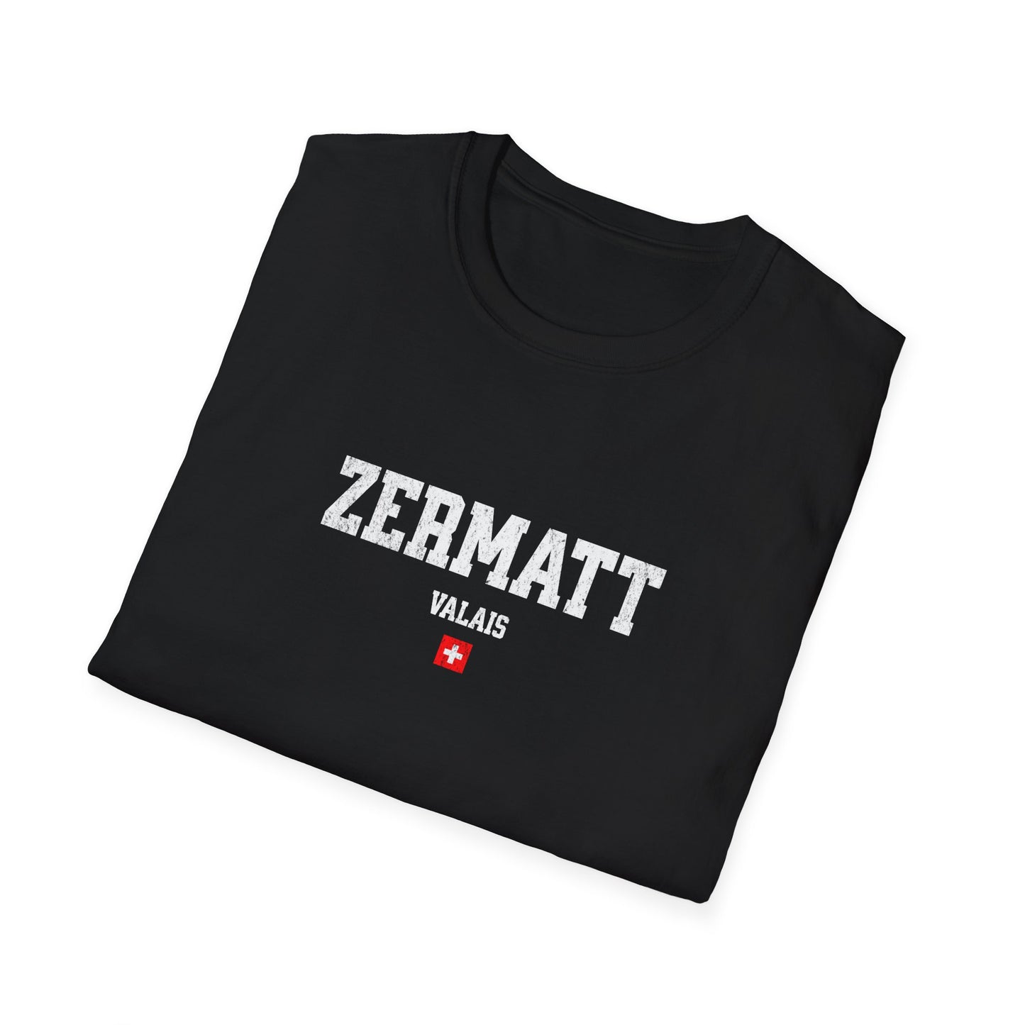 Zermatt Distressed Ski T-Shirt
