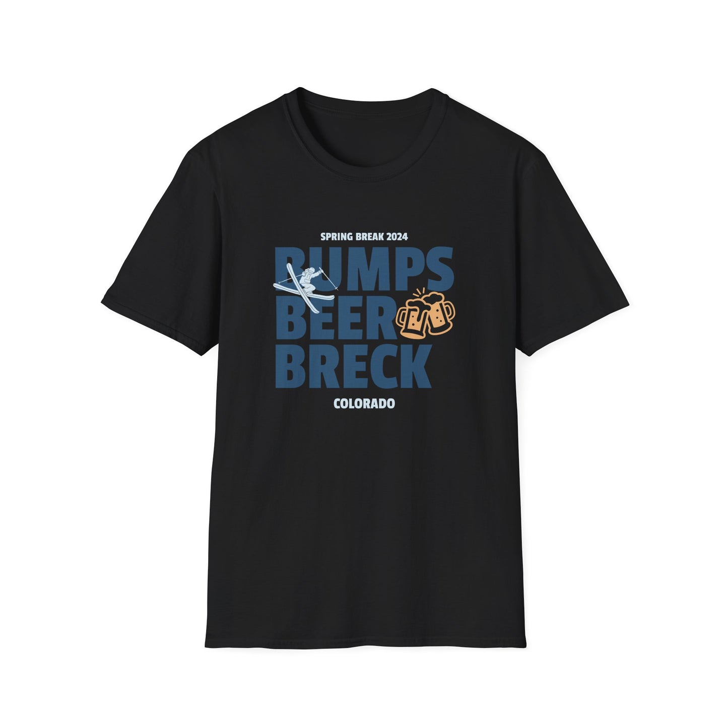 Breckenridge Bumps Beers Spring Break Ski T-Shirt