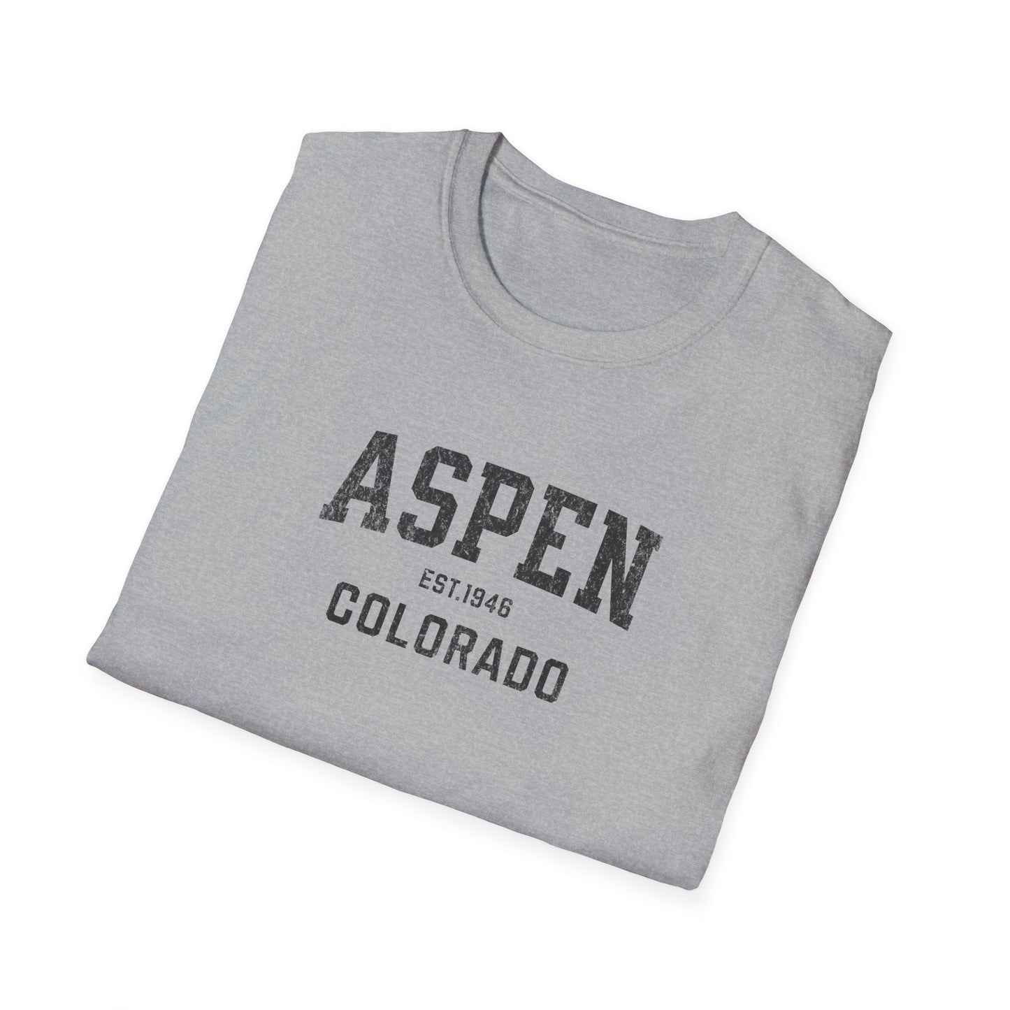 Aspen Distressed Ski T-Shirt