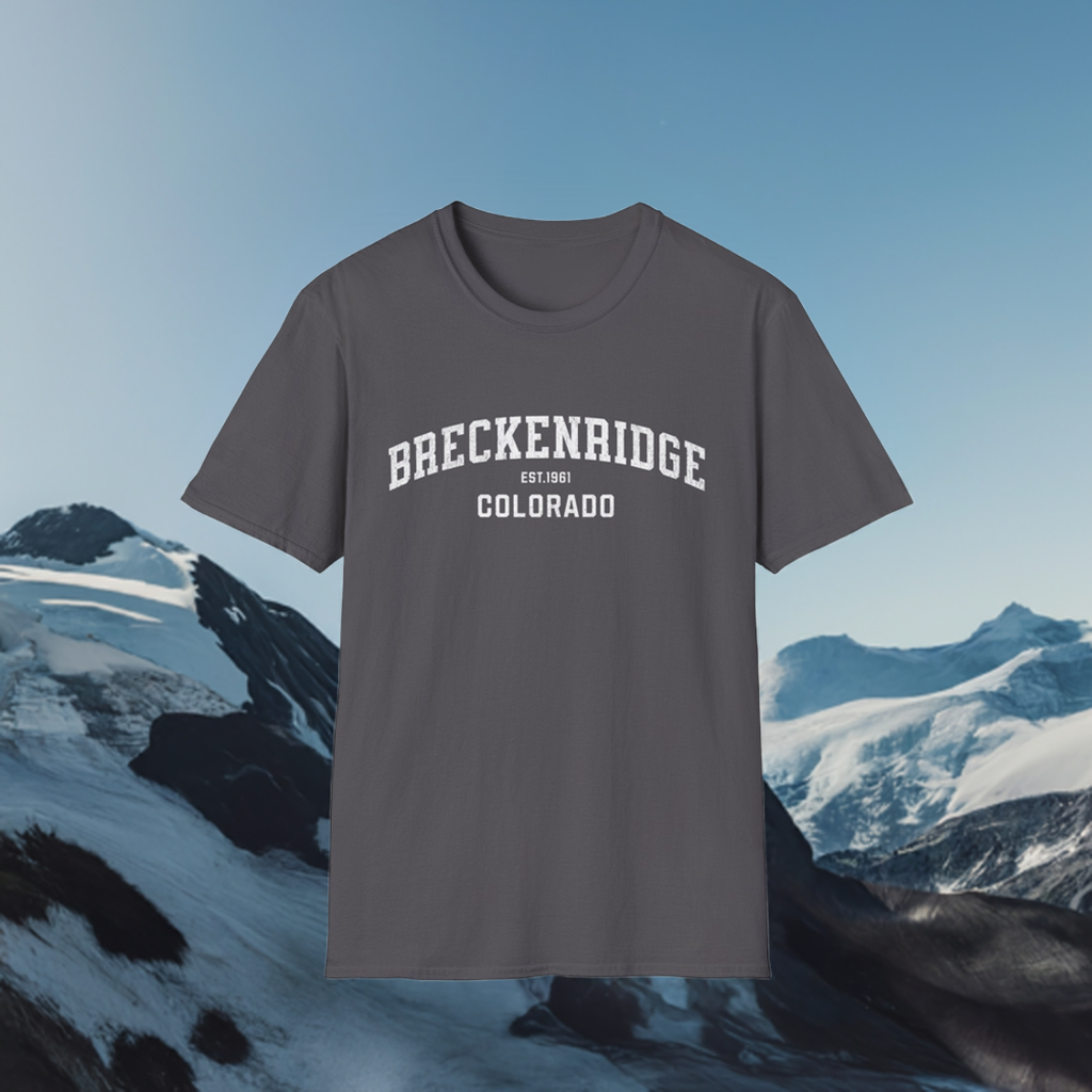 Breckenridge Distressed Ski T-Shirt