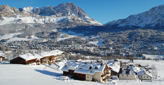 Cortina Italy with Dolomites
