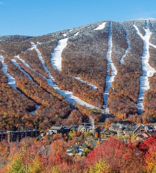 Stowe Ski Resort With Snow