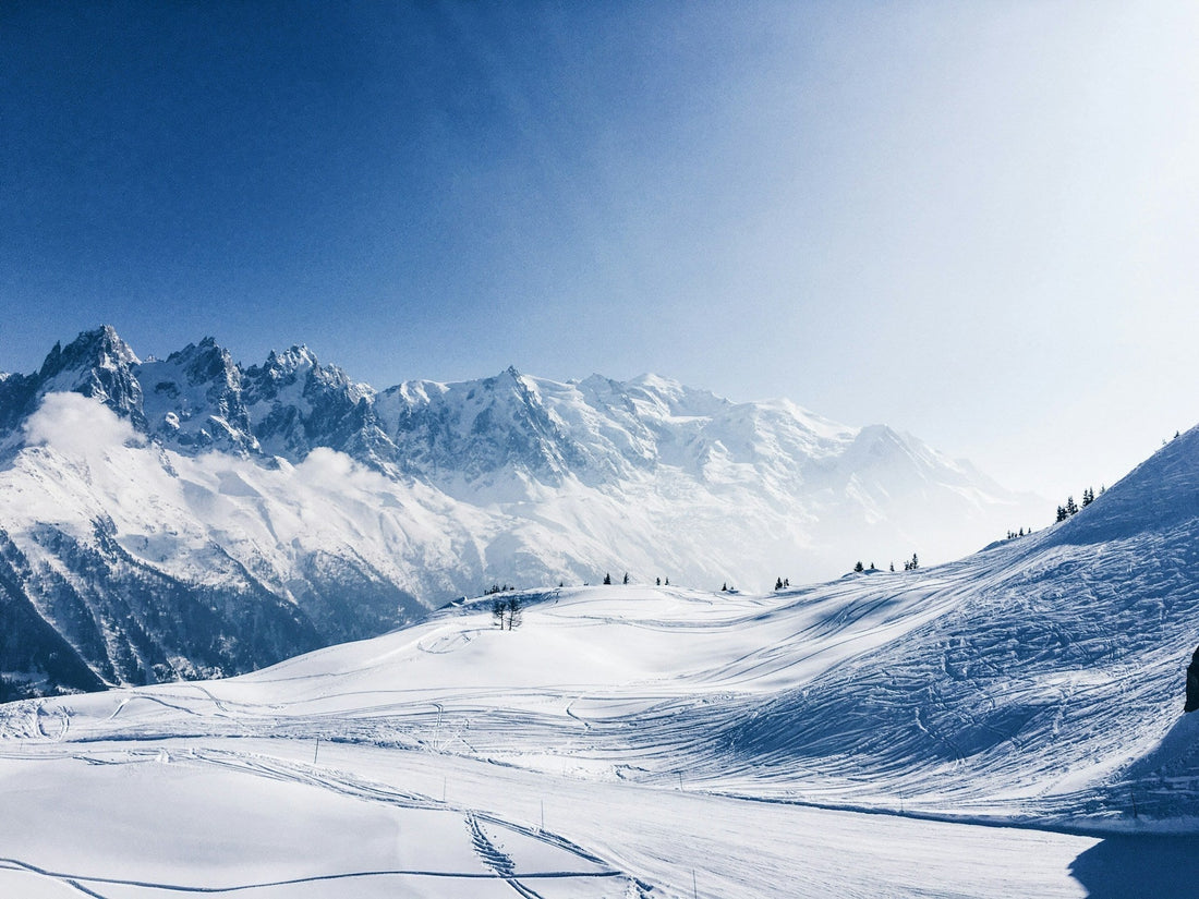 Skiing Chamonix Mountains by Chris Biron