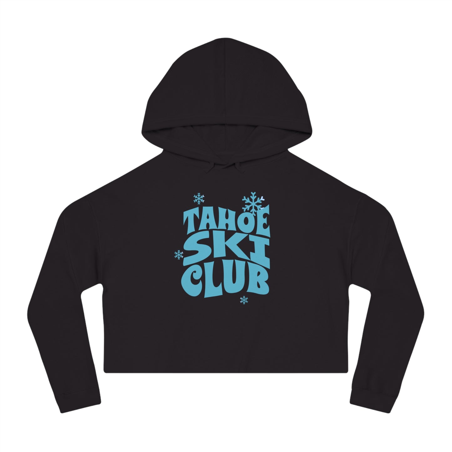 Tahoe Ski Club Crop Hoodie