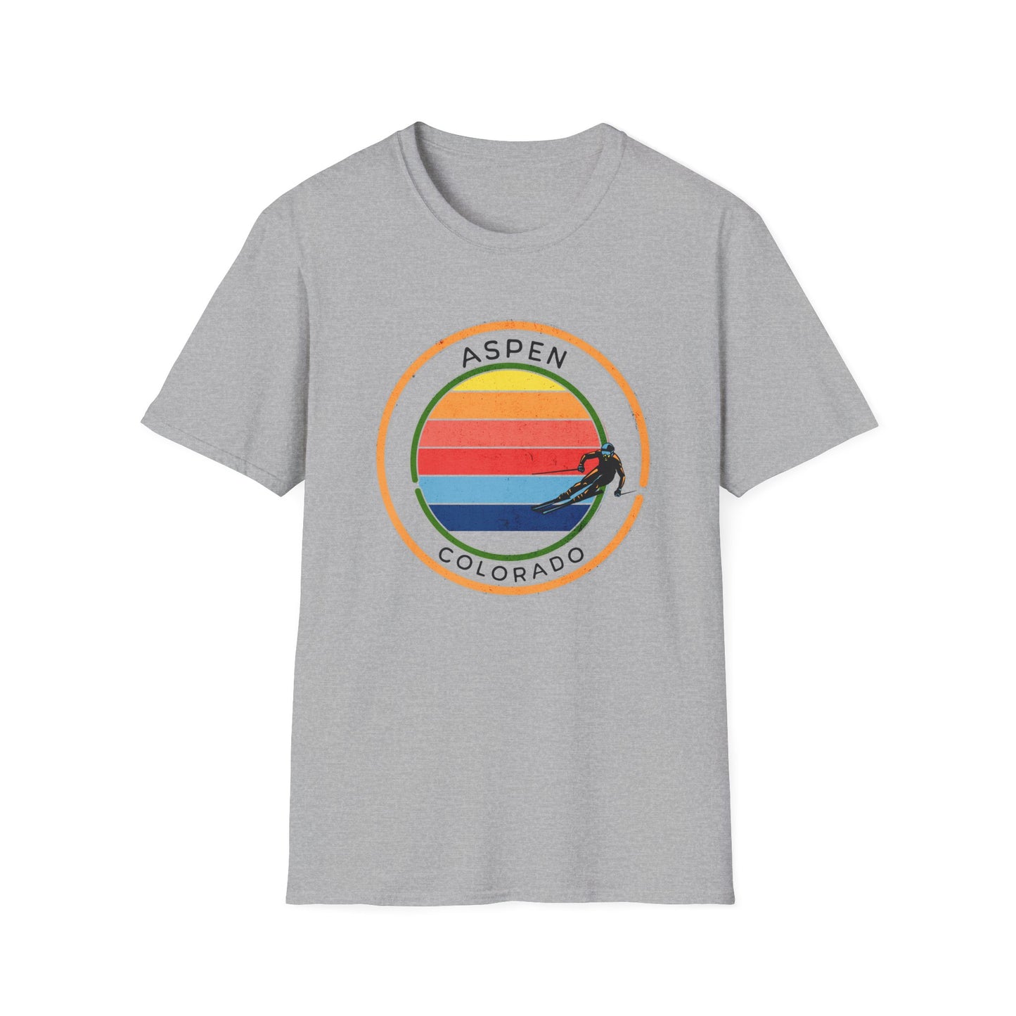 Aspen Sun Skier T-Shirt