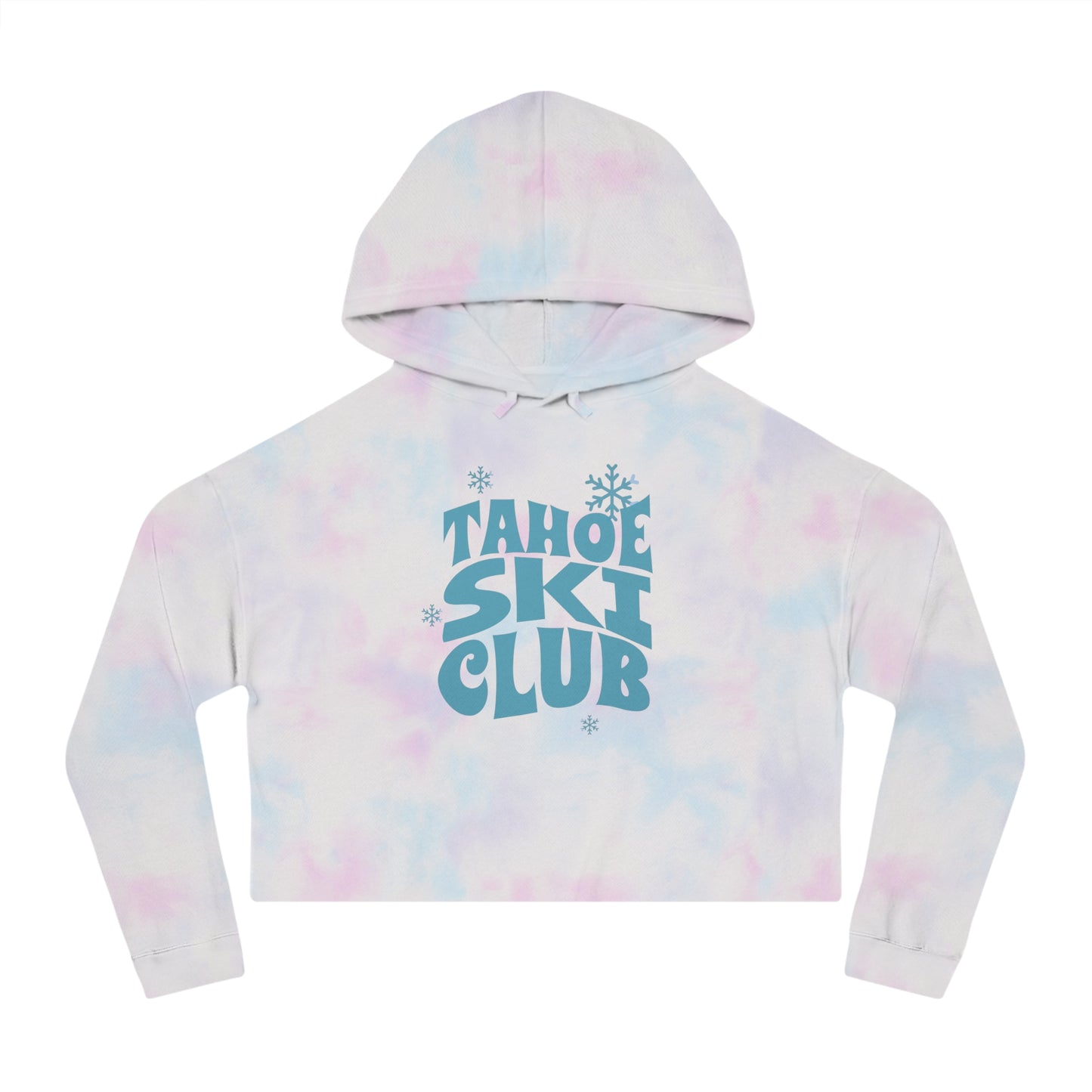 Tahoe Ski Club Crop Hoodie