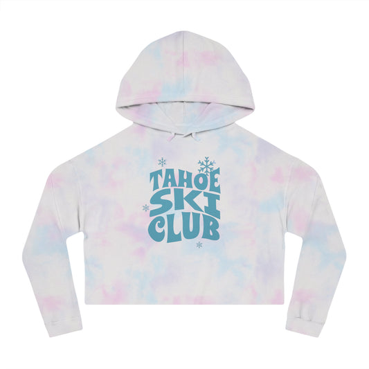 Tahoe Ski Club Crop Hoodie