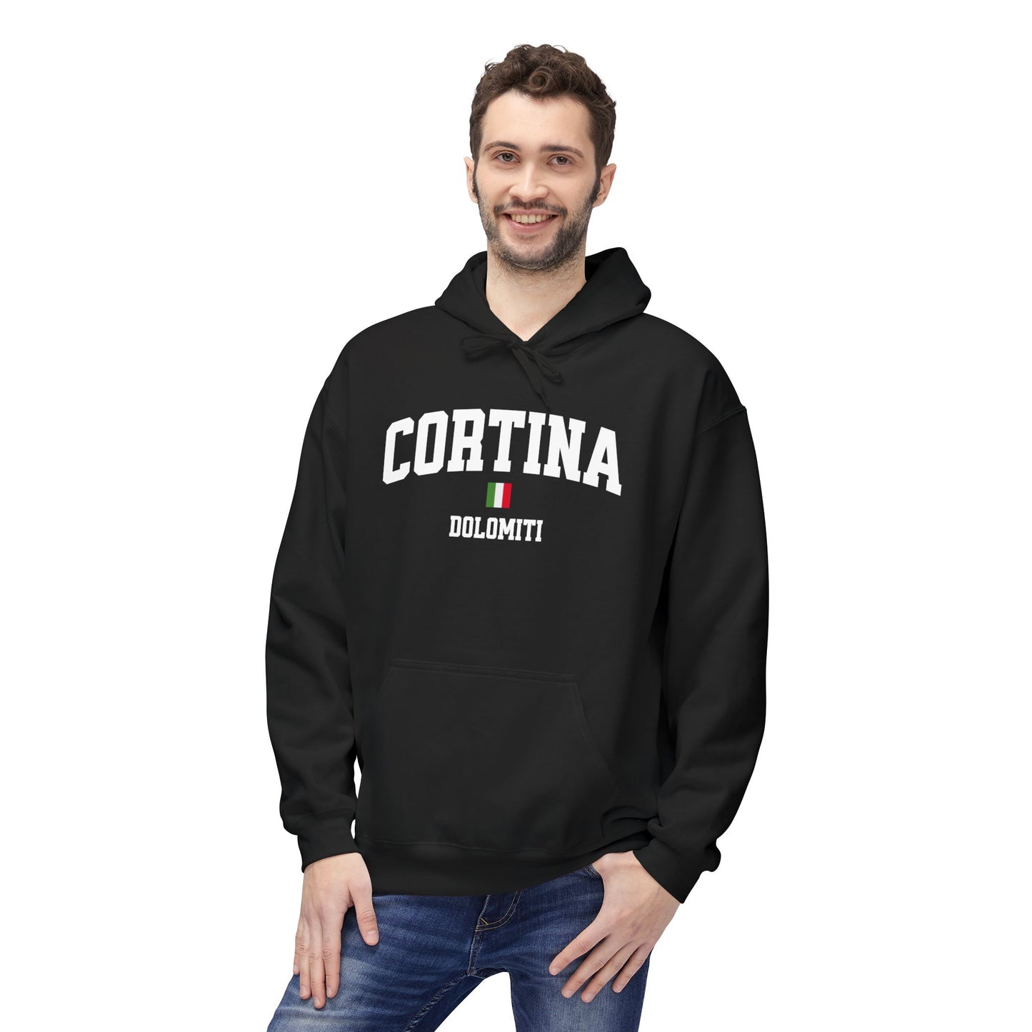 Cortina Dolomiti Italy Fleece Hoodie