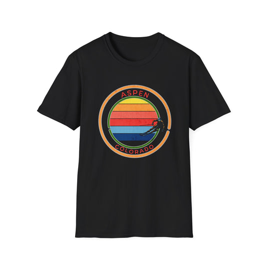 Aspen Sun Skier T-Shirt