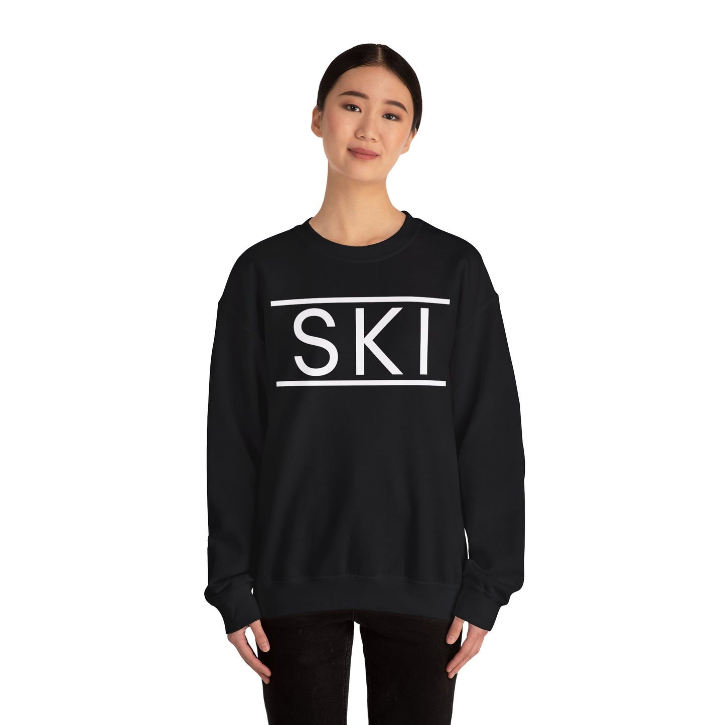 SKI Classic Snow White Crewneck Sweatshirt