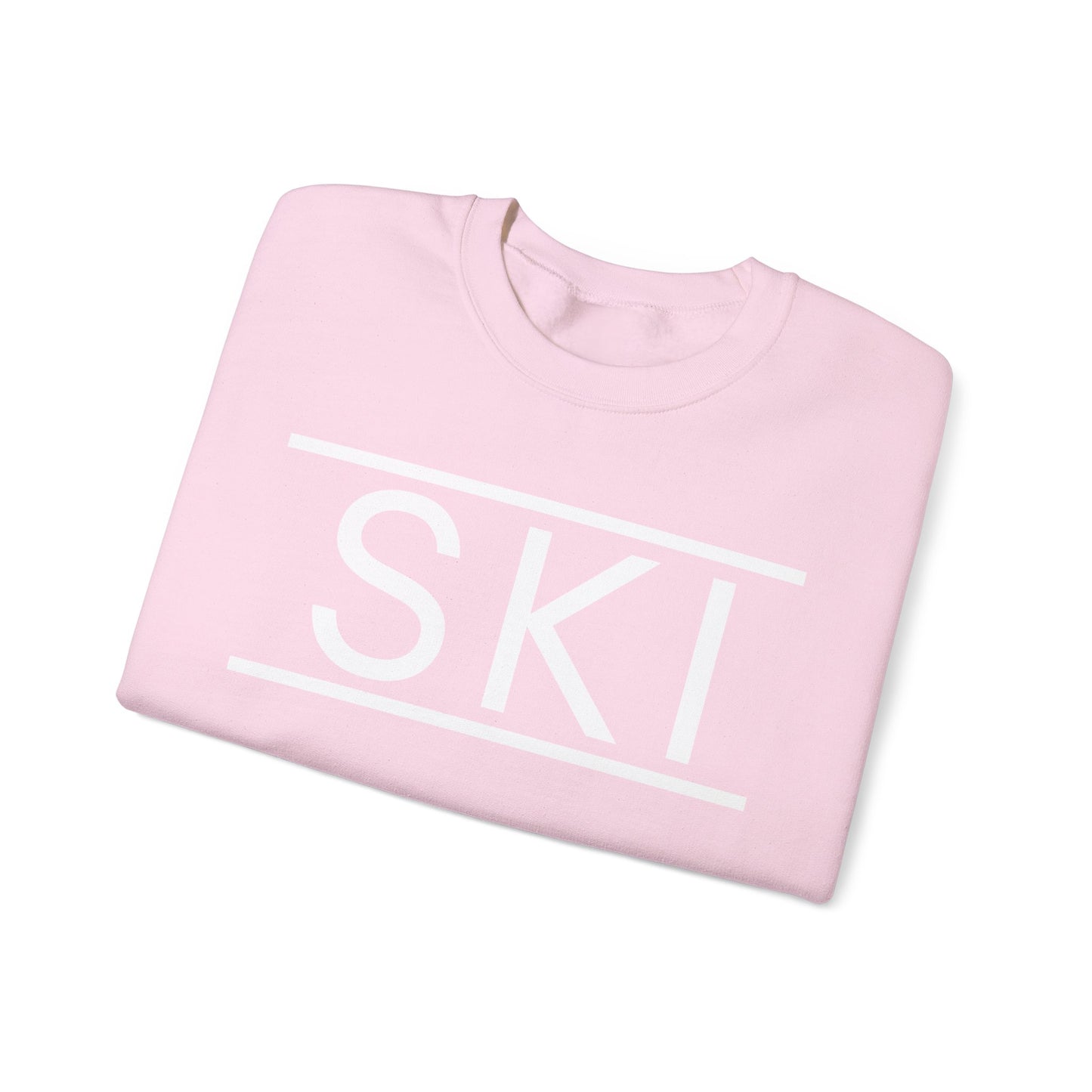 SKI Classic Snow White Crewneck Sweatshirt
