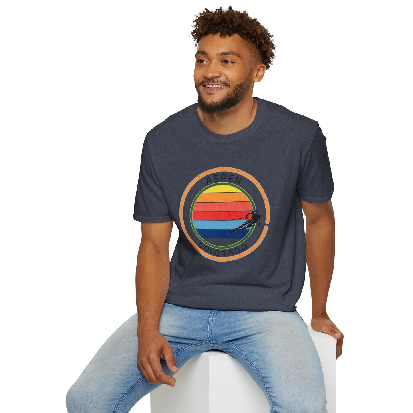 Aspen Sun Skier T-Shirt