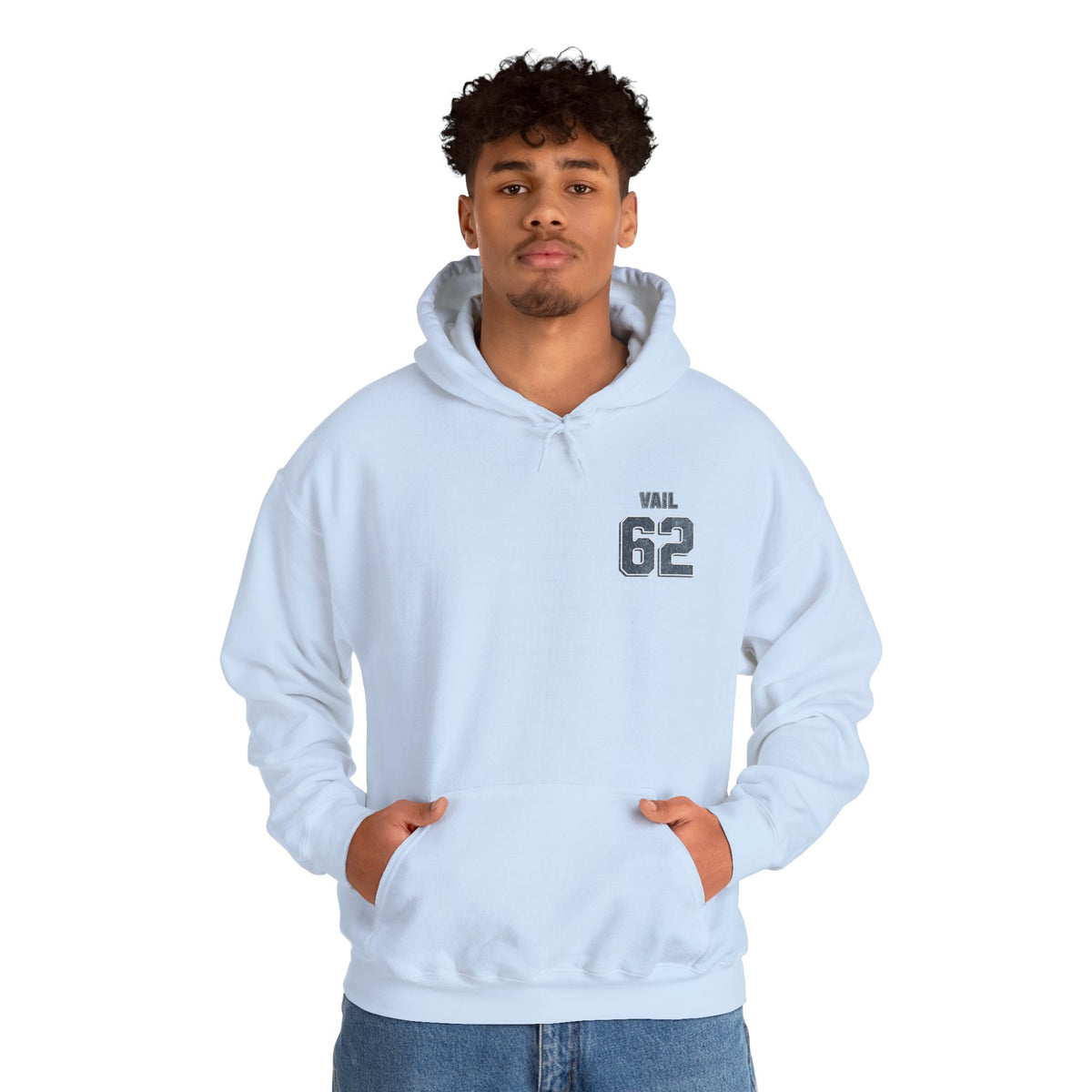 Vail 62 Skiing Unisex Hooded Sweatshirt