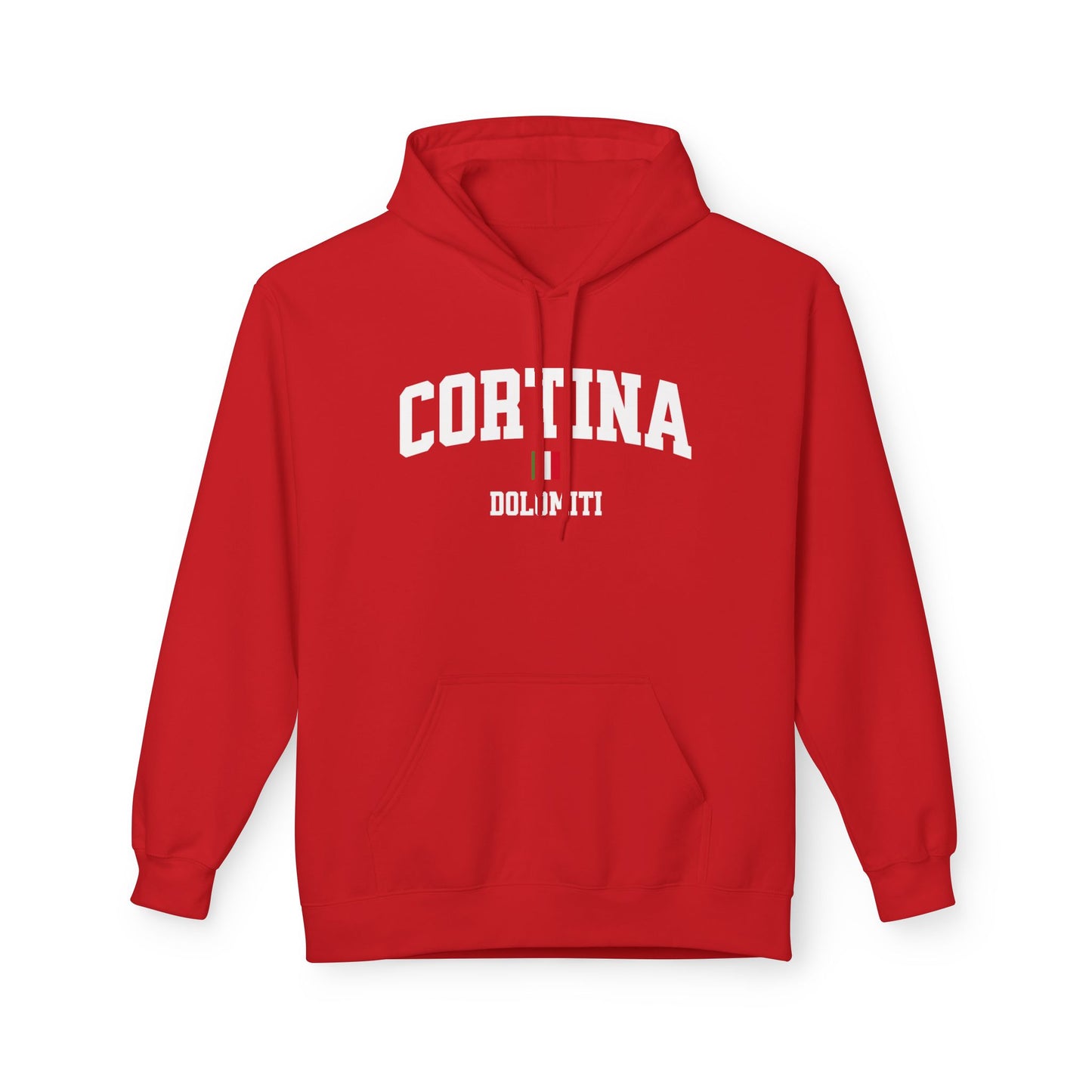Cortina Dolomiti Italy Fleece Hoodie