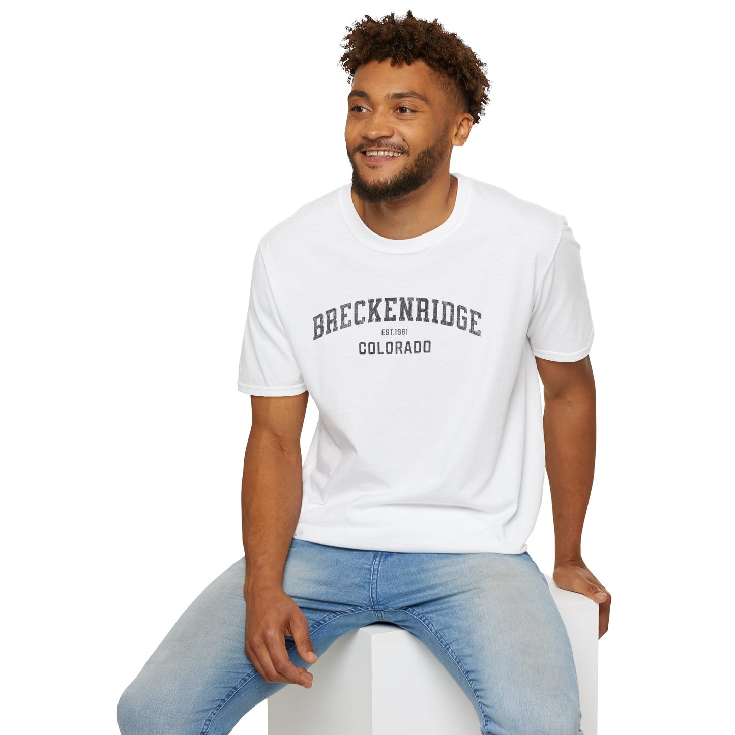 Breckenridge Distressed Ski T-Shirt