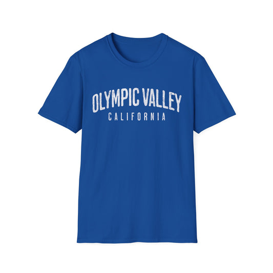 Olympic Valley Distressed Ski T-Shirt