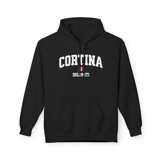 Cortina Dolomiti Italy Fleece Hoodie