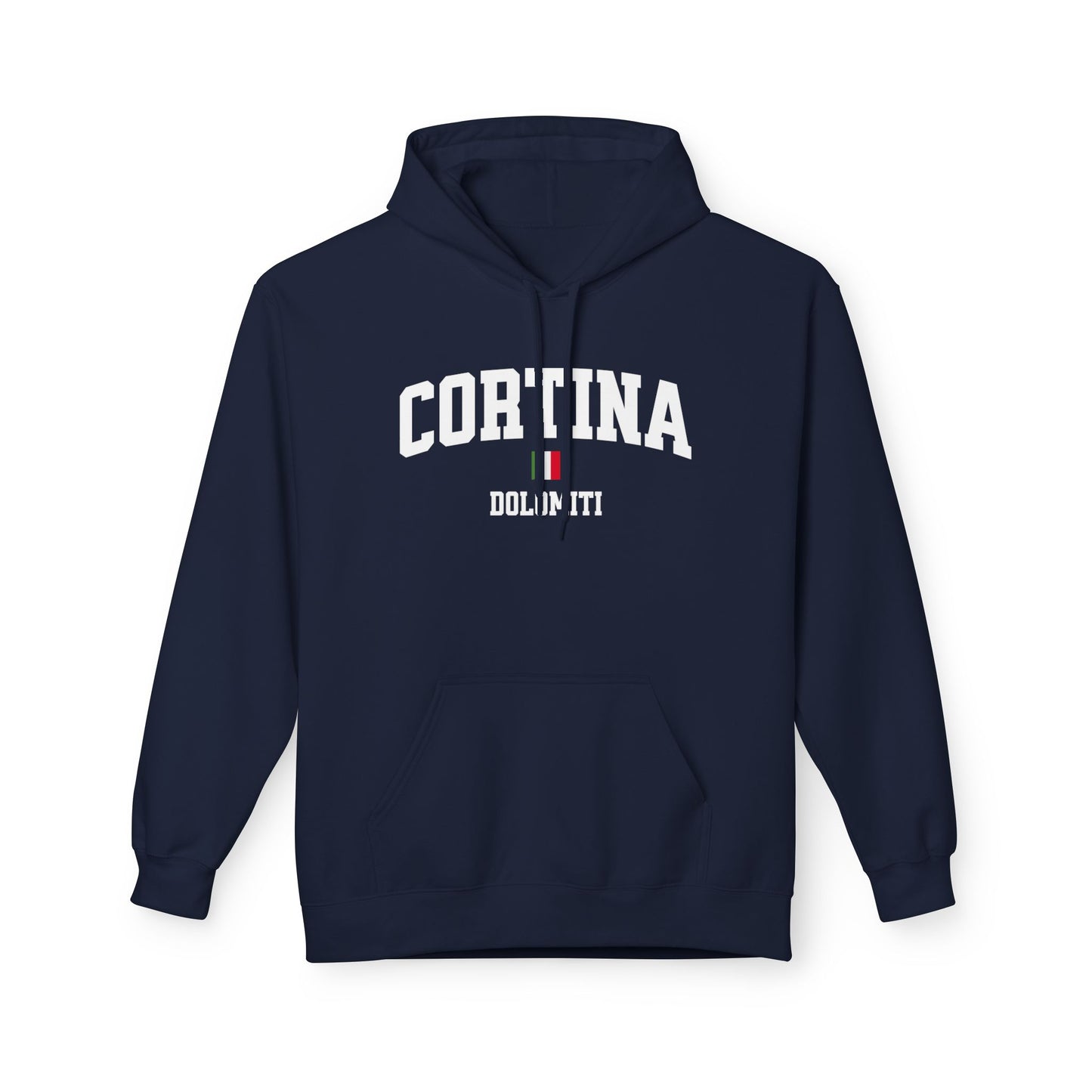 Cortina Dolomiti Italy Fleece Hoodie